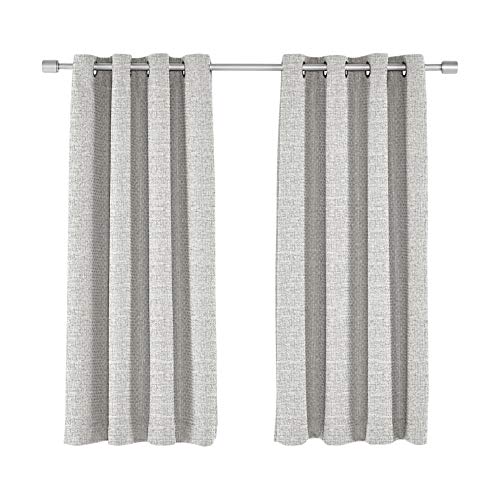 AmazonBasics Basket Weave 52x54 Tende Oscuranti Grigie 2 Pezzi