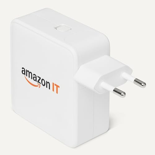 Amazon Basics Caricabatterie da Parete 140W con Cavo USB-C GaN 1 pz