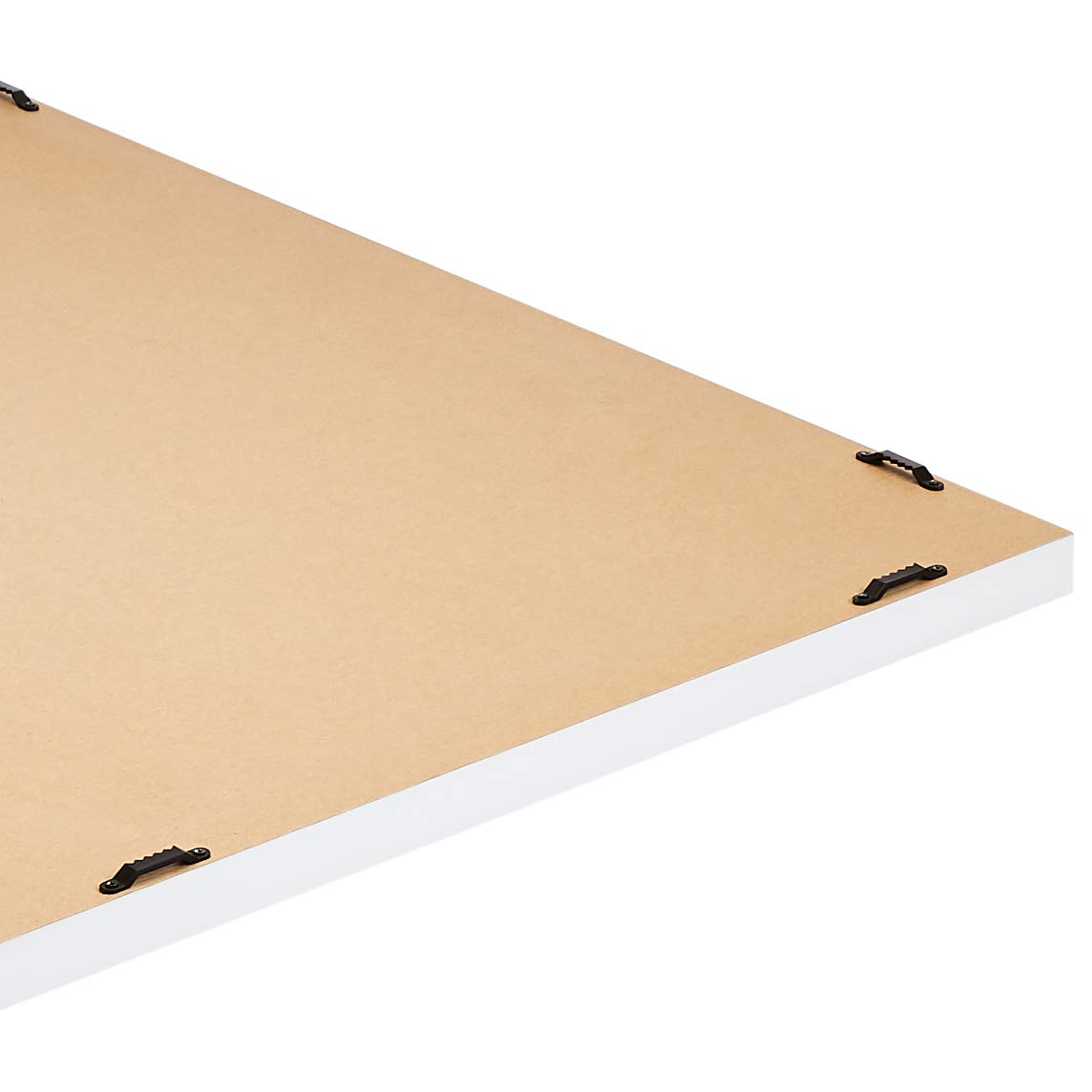 AmazonBasics Specchio da parete 51x71 cm bianco cornice standard