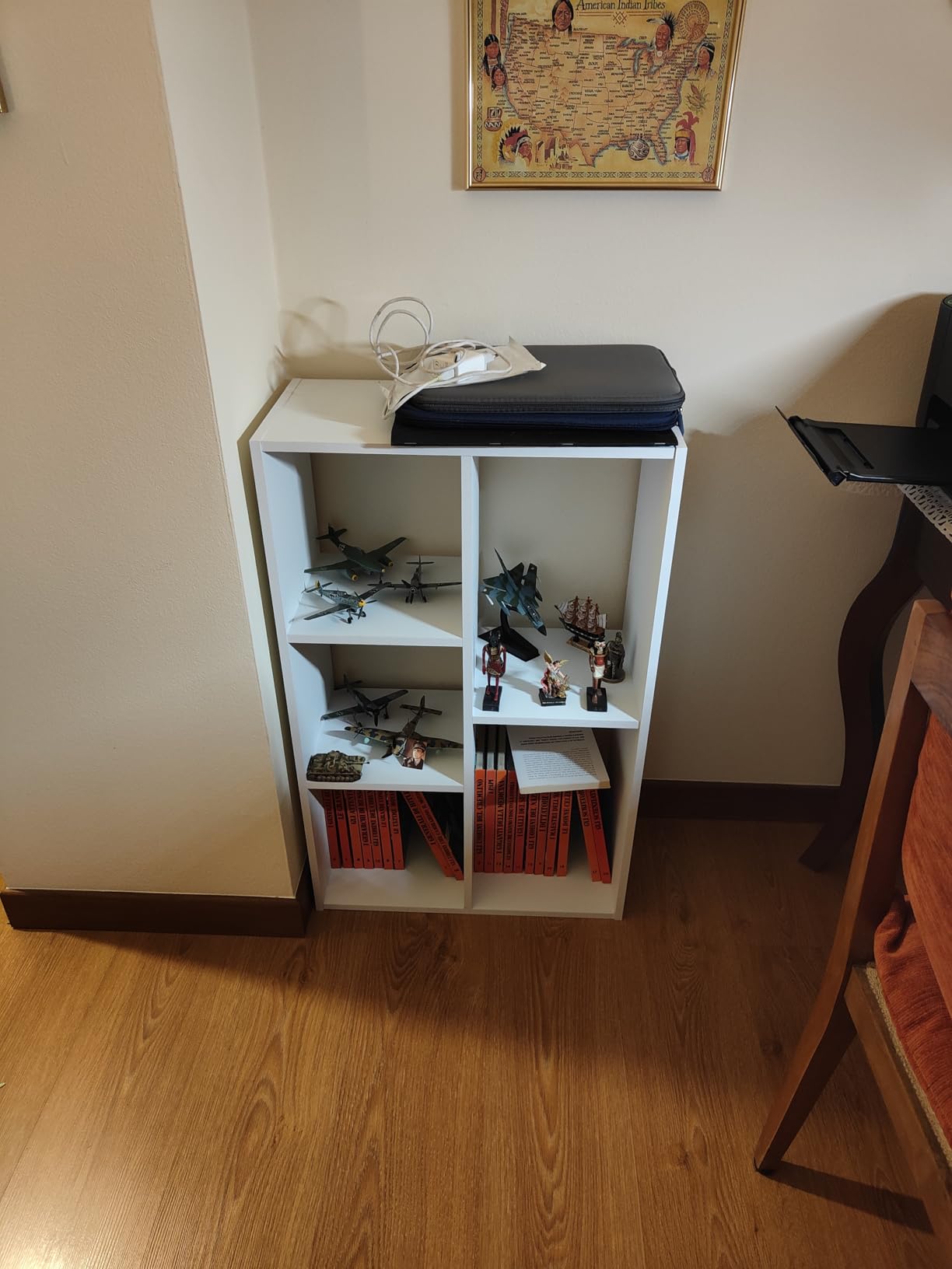 Amazon Basics Libreria 5 Cubi Bianco 50x24x80 cm
