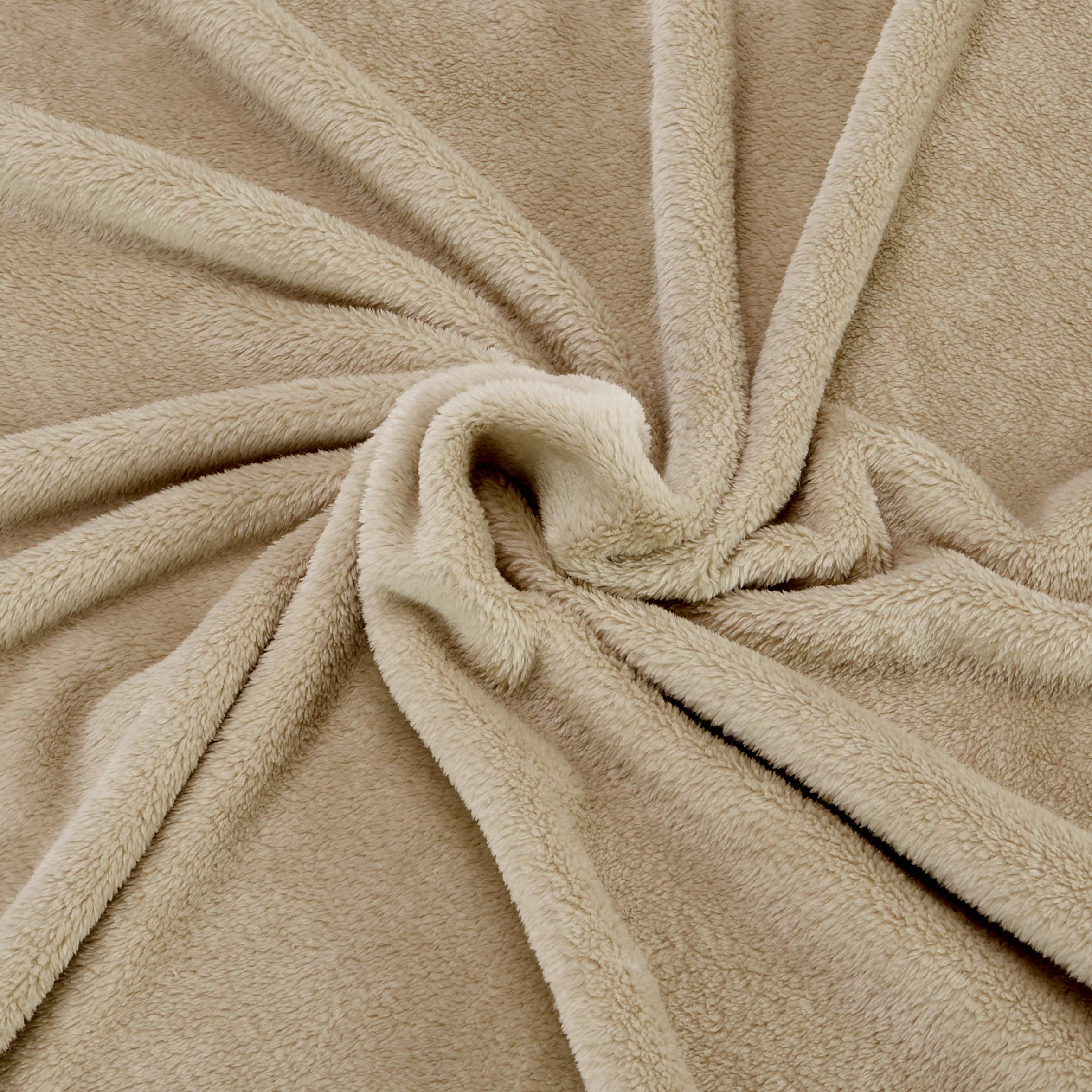 AmazonBasics coperta pile sabbia 229x274 cm