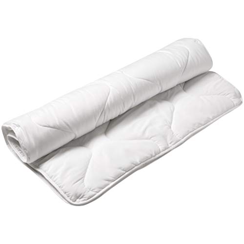 Amazon Basics Piumino 4 Stagioni Bambino Bianco con Cuscino
