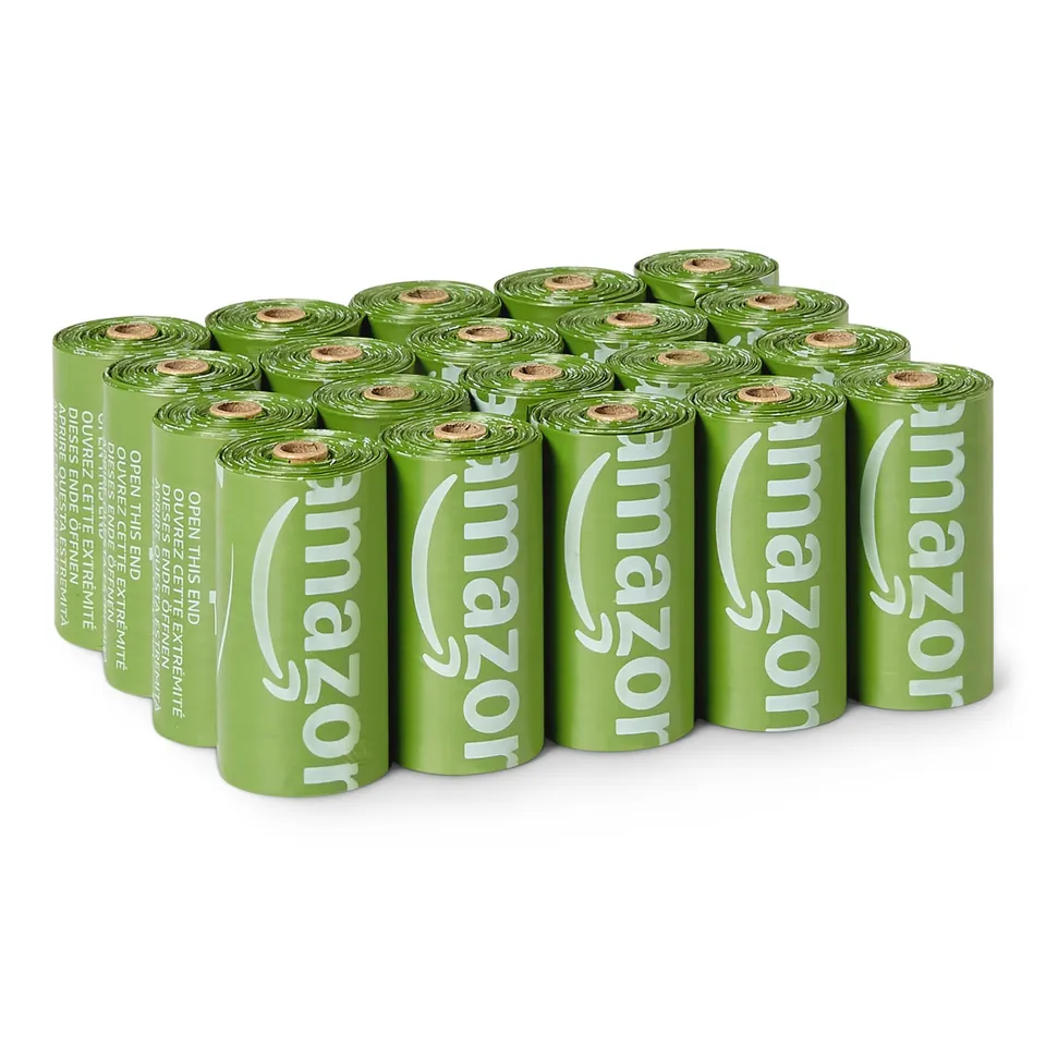 Amazon Basics Sacchetti Cane 300 Pezzi Riciclati Inodori