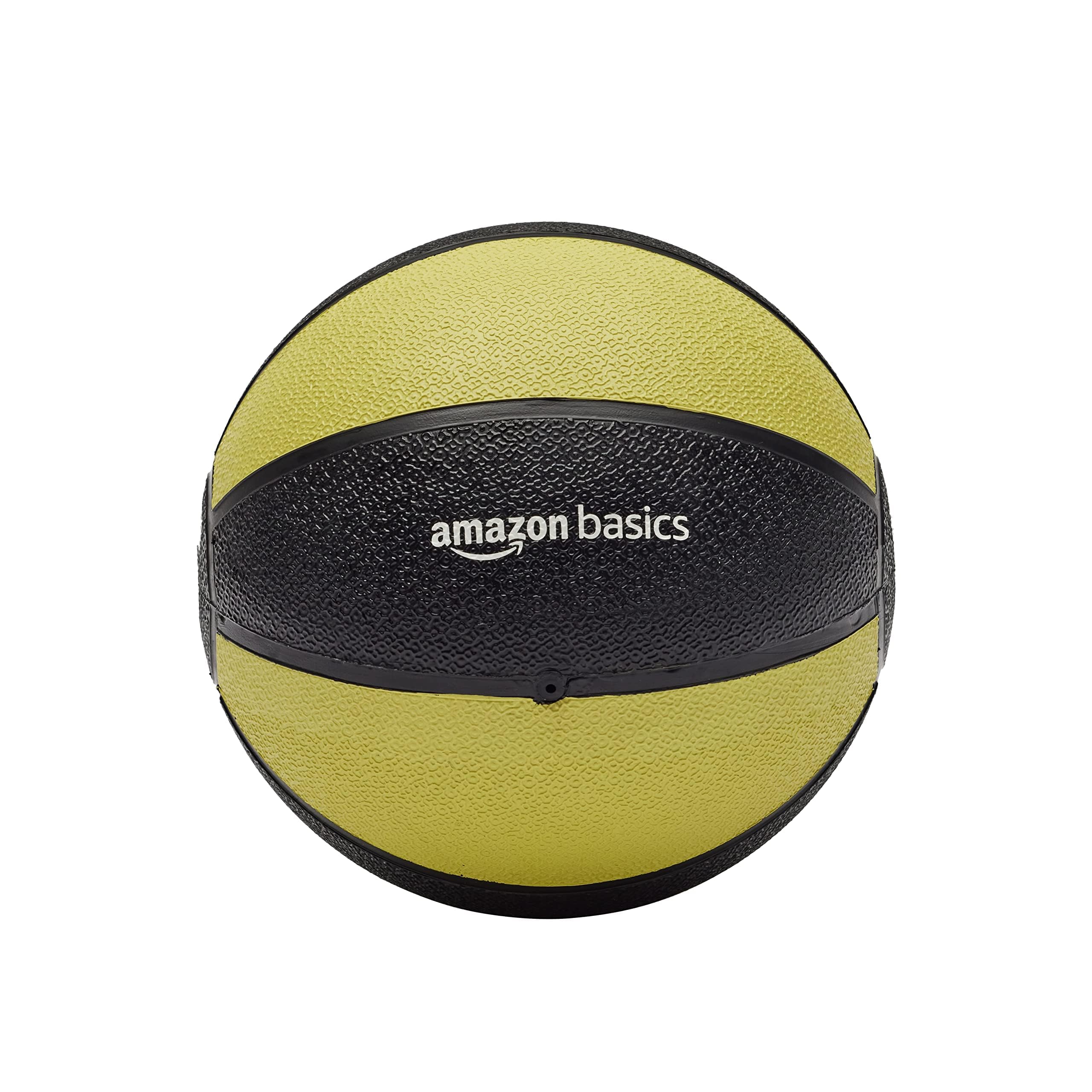 AmazonBasics IB1046 Palla Medica 6 Libbre Gialla Gomma