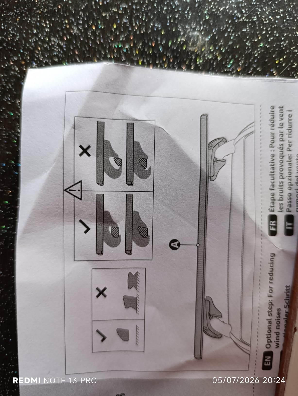 Amazon Basics Barre Portatutto Auto 132 cm Nero Alluminio