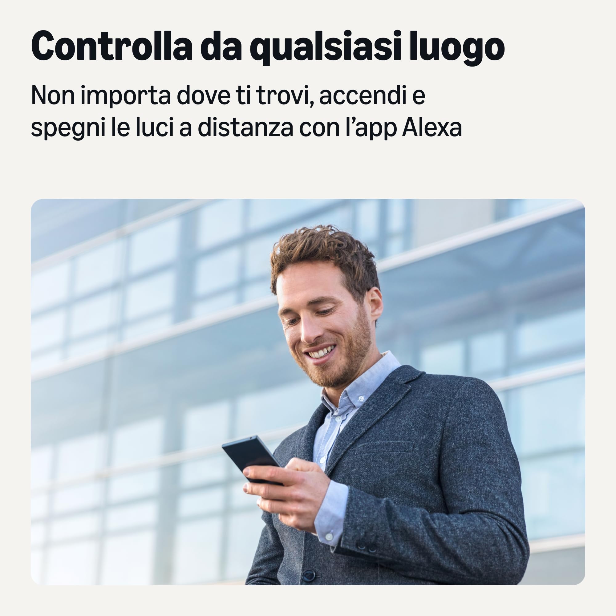 Amazon Basics striscia LED smart RGBW 5 m multicolore Alexa
