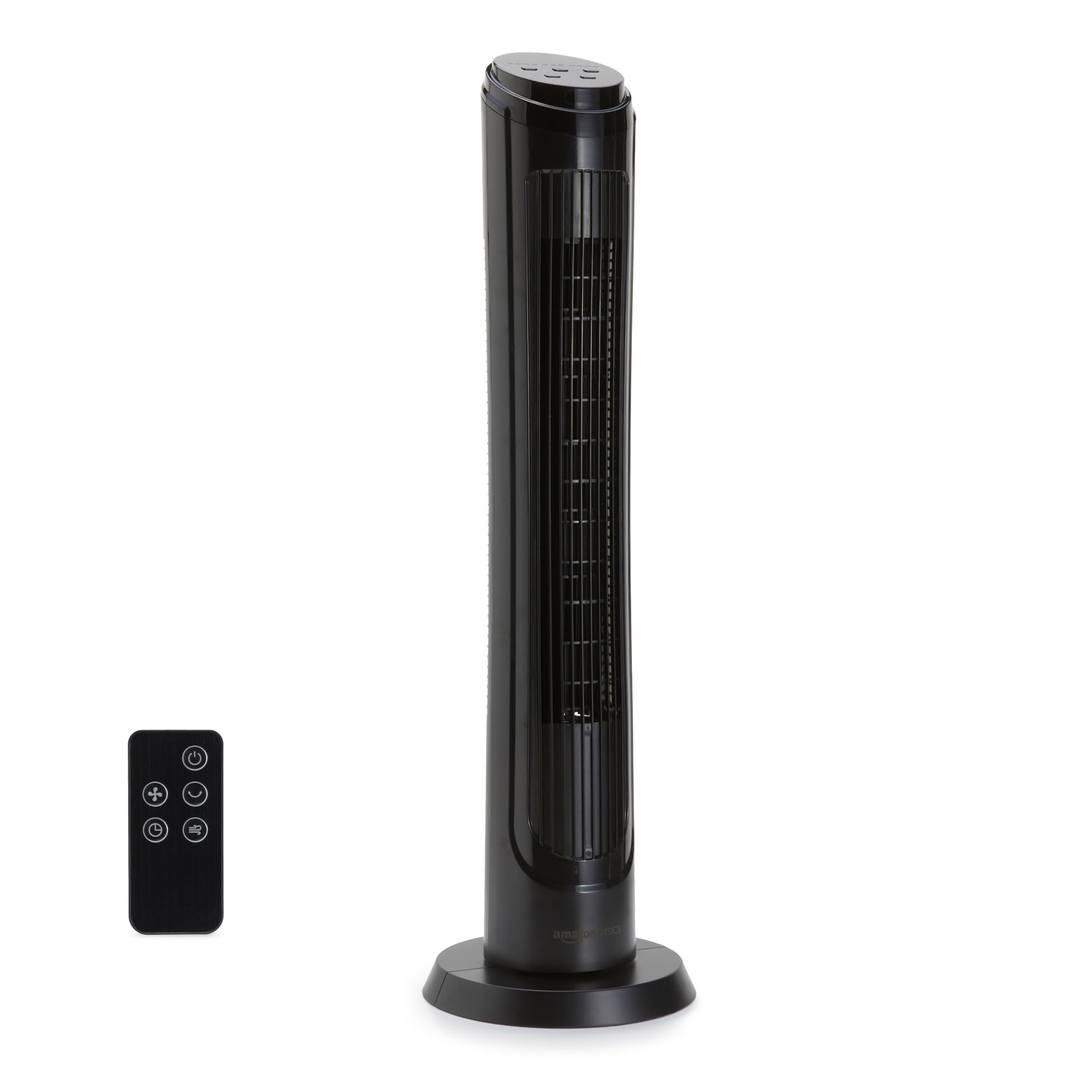 Amazon Basics ventilatore a torre 40 pollici telecomando 4 velocità