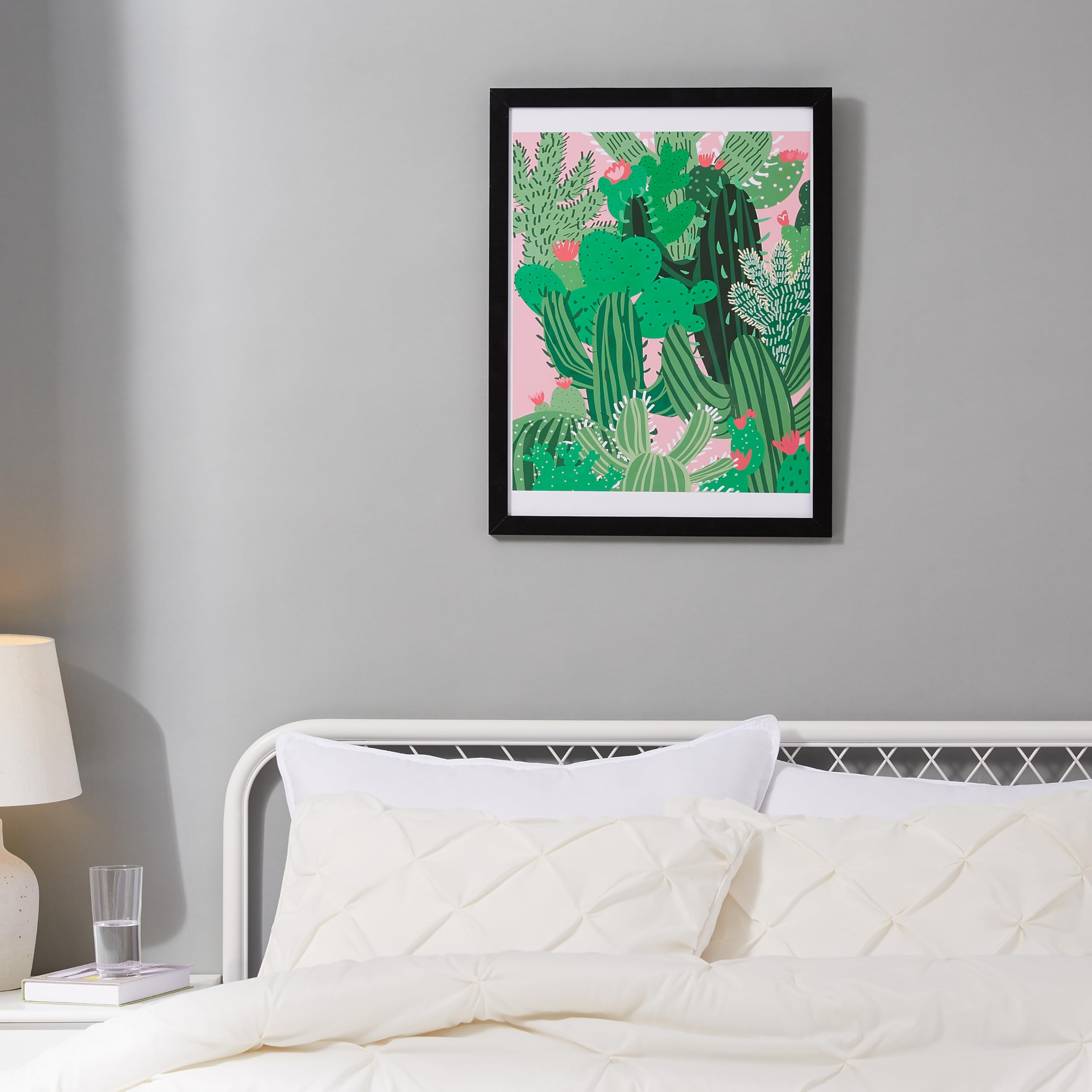 Amazon Basics Cornice Legno Nera 46x61 cm Poster Foto