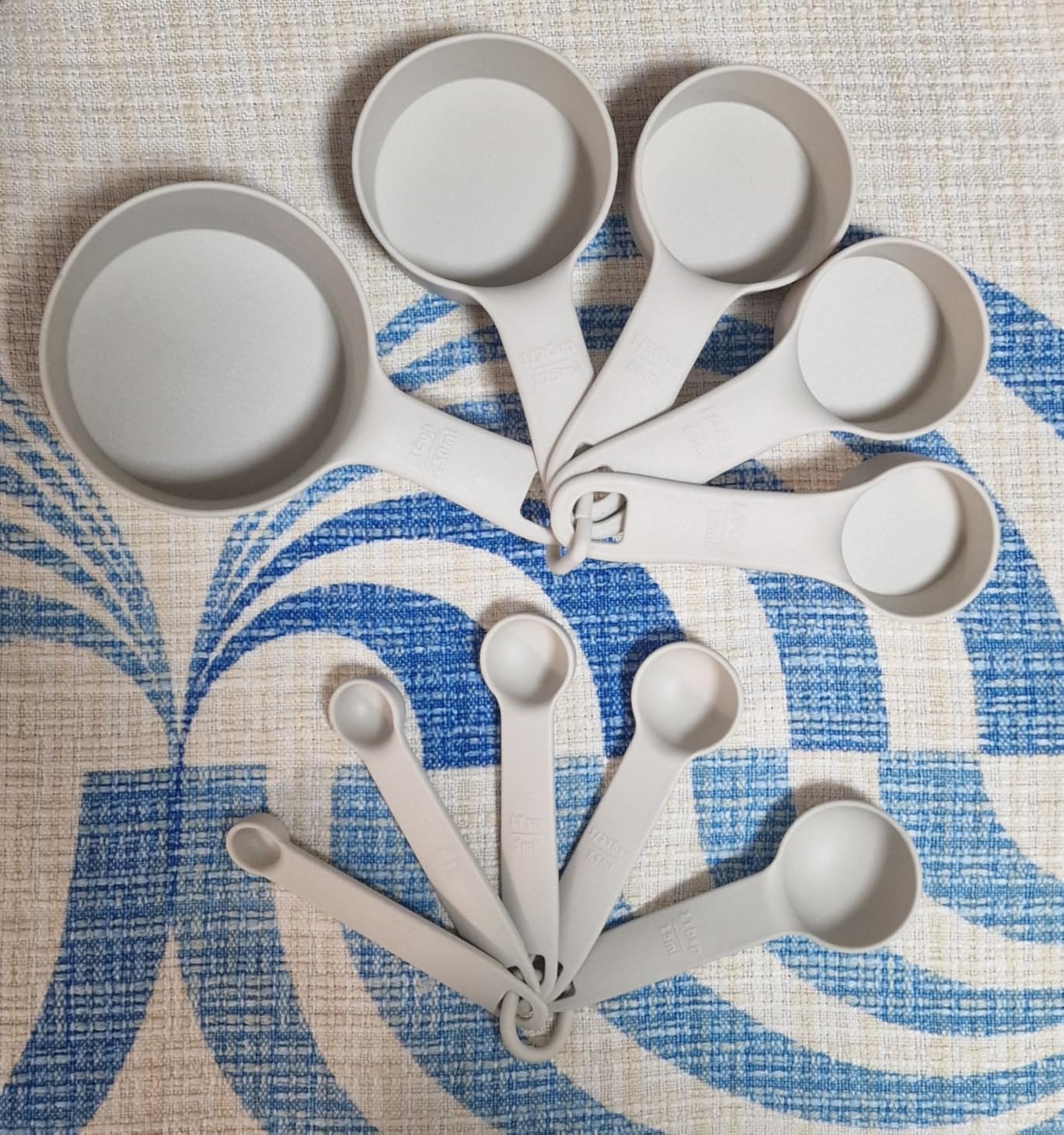 AmazonBasics Misurini Cucchiai Dosatori Set 10pz Grigio