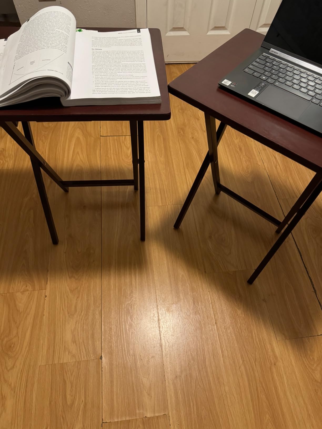 Amazon Basics Tavolini Pieghevoli Legno Set 4 pezzi nero
