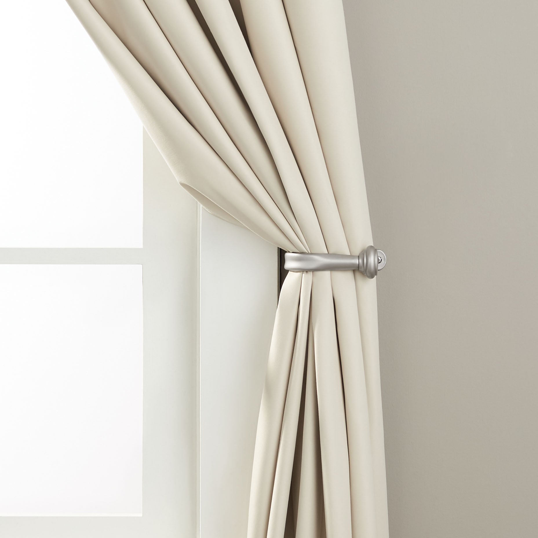 Amazon Basics Fermatenda Decorativi Set 2 Pezzi Nichel Metallo