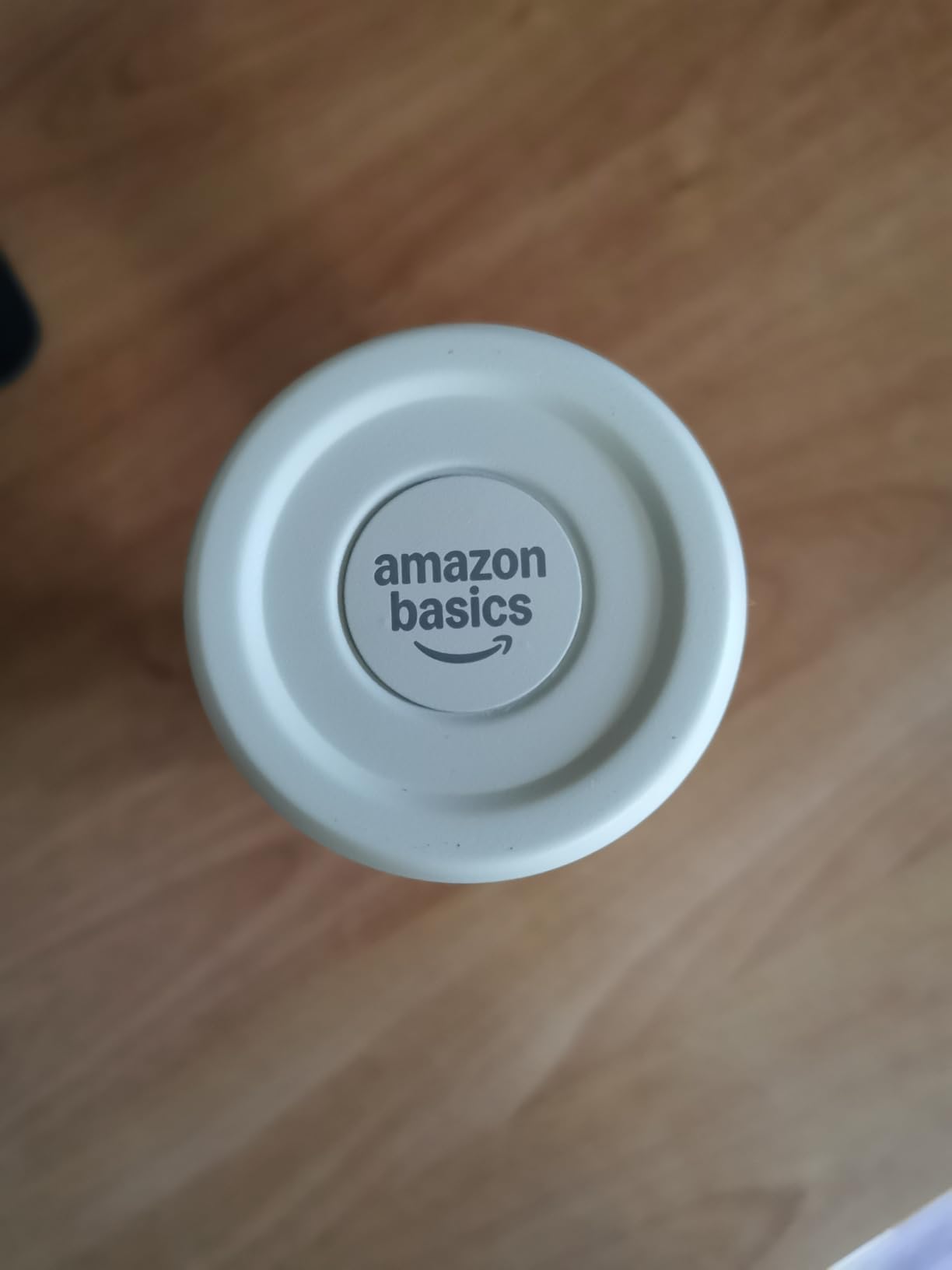 Amazon Basics Borraccia Termica 592 ml Bianco Sporco Inox
