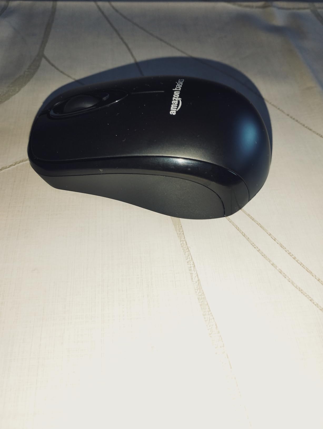 Amazon Basics mouse senza fili nano nero 1000 DPI