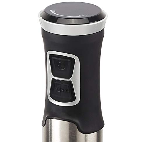 Amazon Basics Frullatore a Immersione 500W Argento
