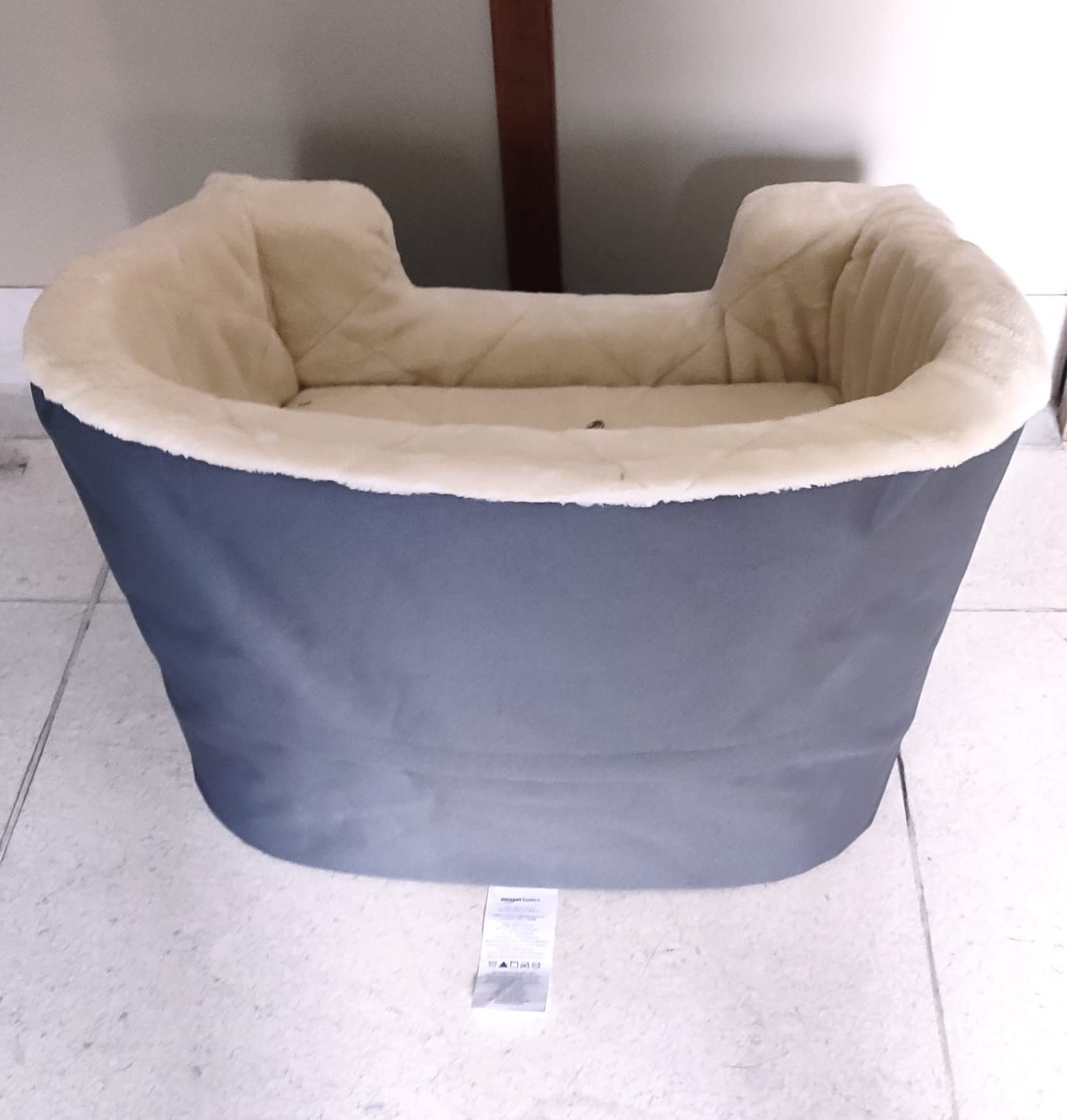Amazon Basics Seggiolino Auto per Cani beige piccolo