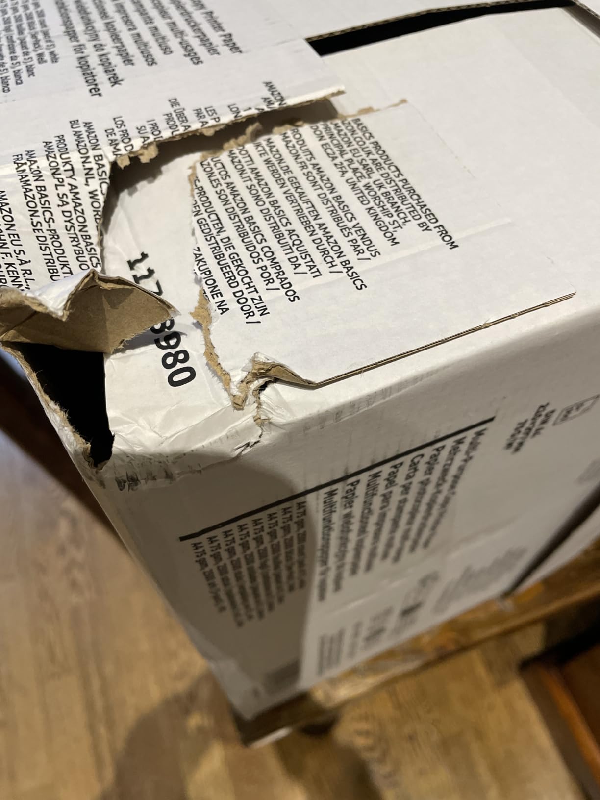 Amazon Basics carta A4 75 g/mq bianca 2500 fogli 5 risme