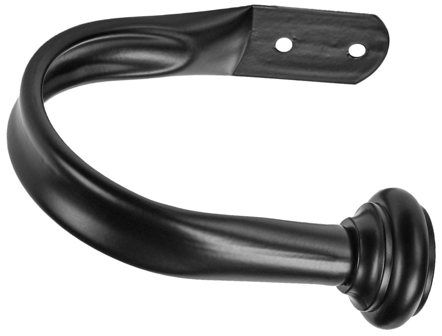 AmazonBasics Set 2 Fermatenda Nero Metallo Parete