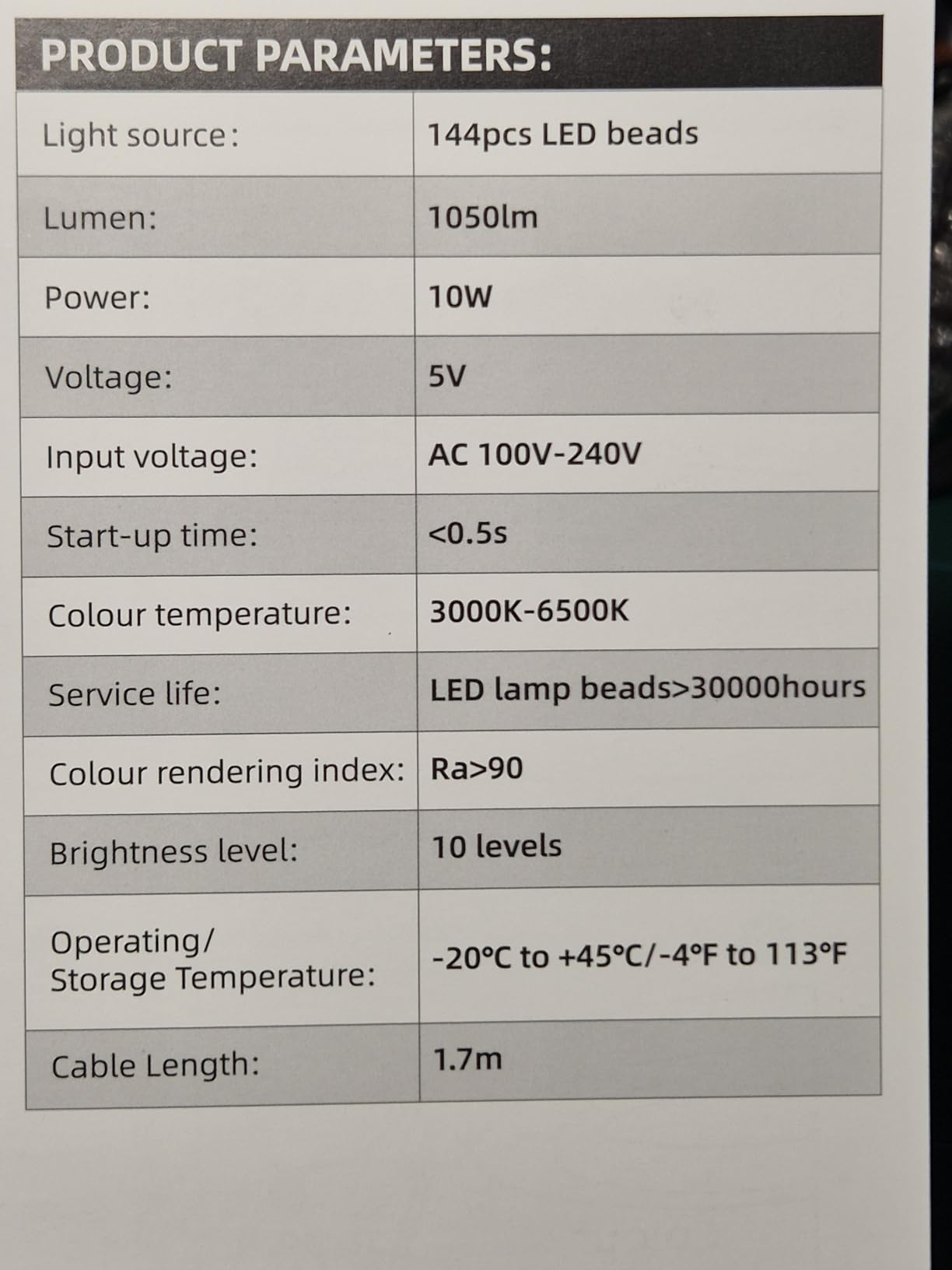 RealPlus Lampada Lente Ingrandimento 10X Nero Solo Clip