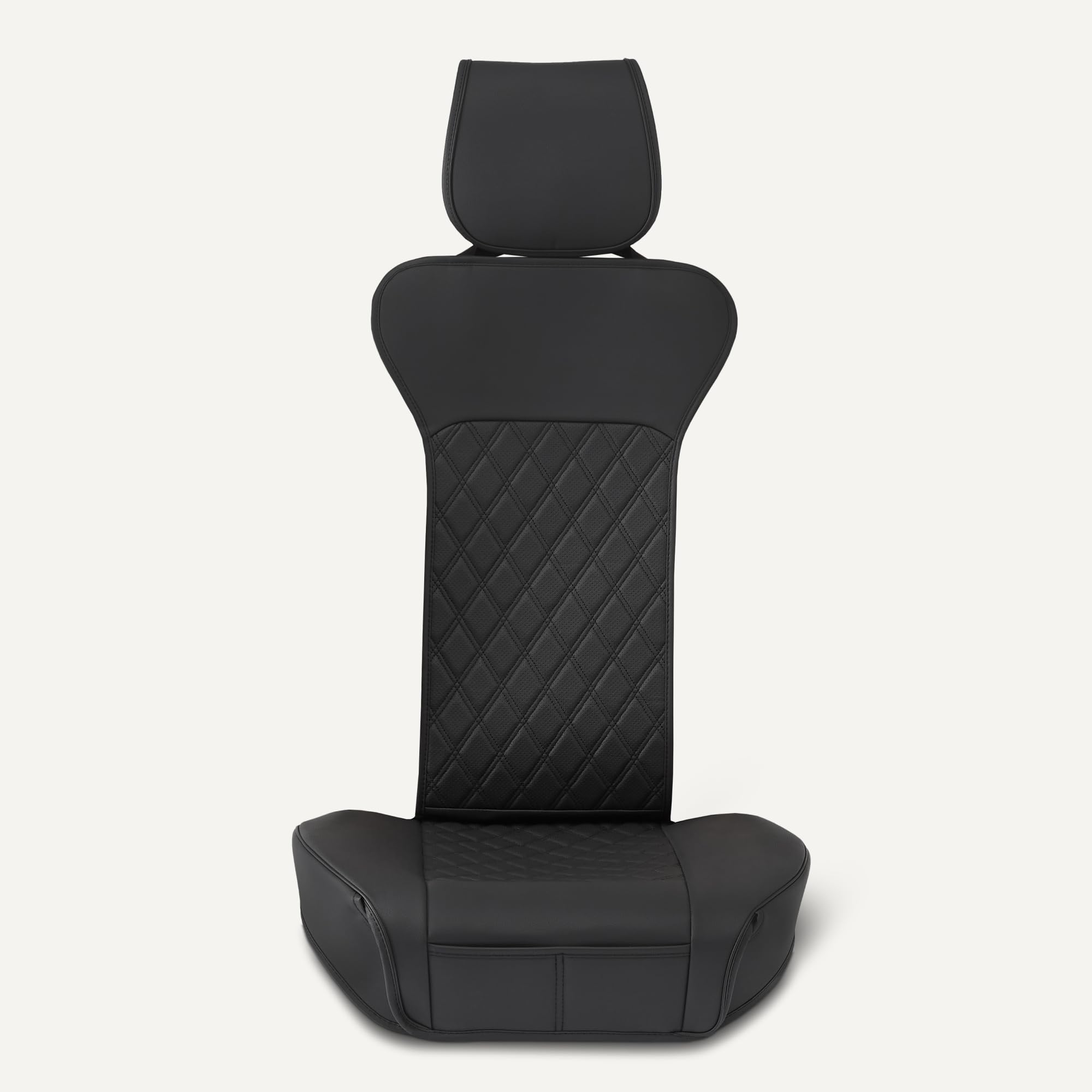 Amazon Basics coprisedili auto anteriori similpelle senza top 2 pz