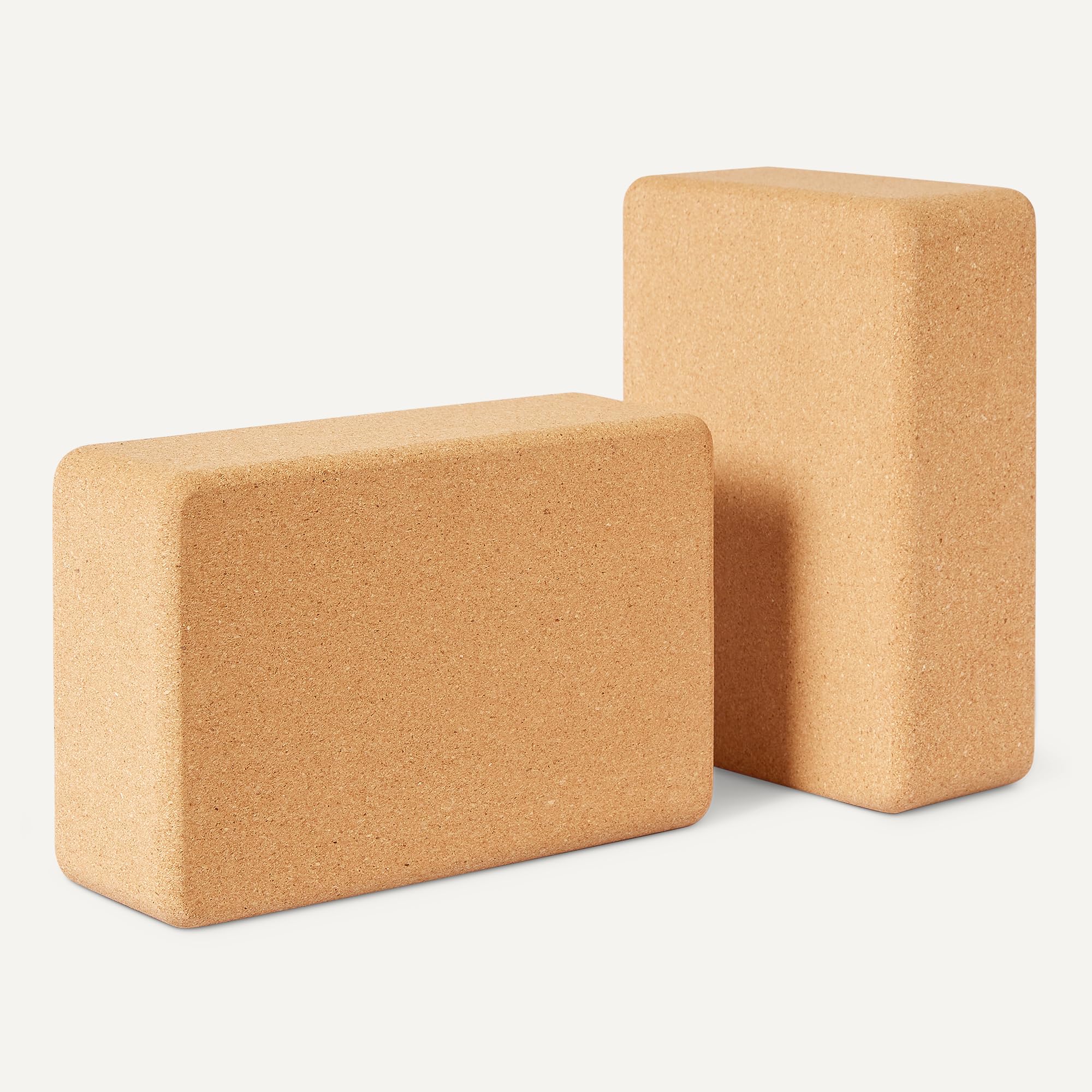 Amazon Basics Blocchi Yoga Sughero 23x15x8 cm Set 2 Pezzi
