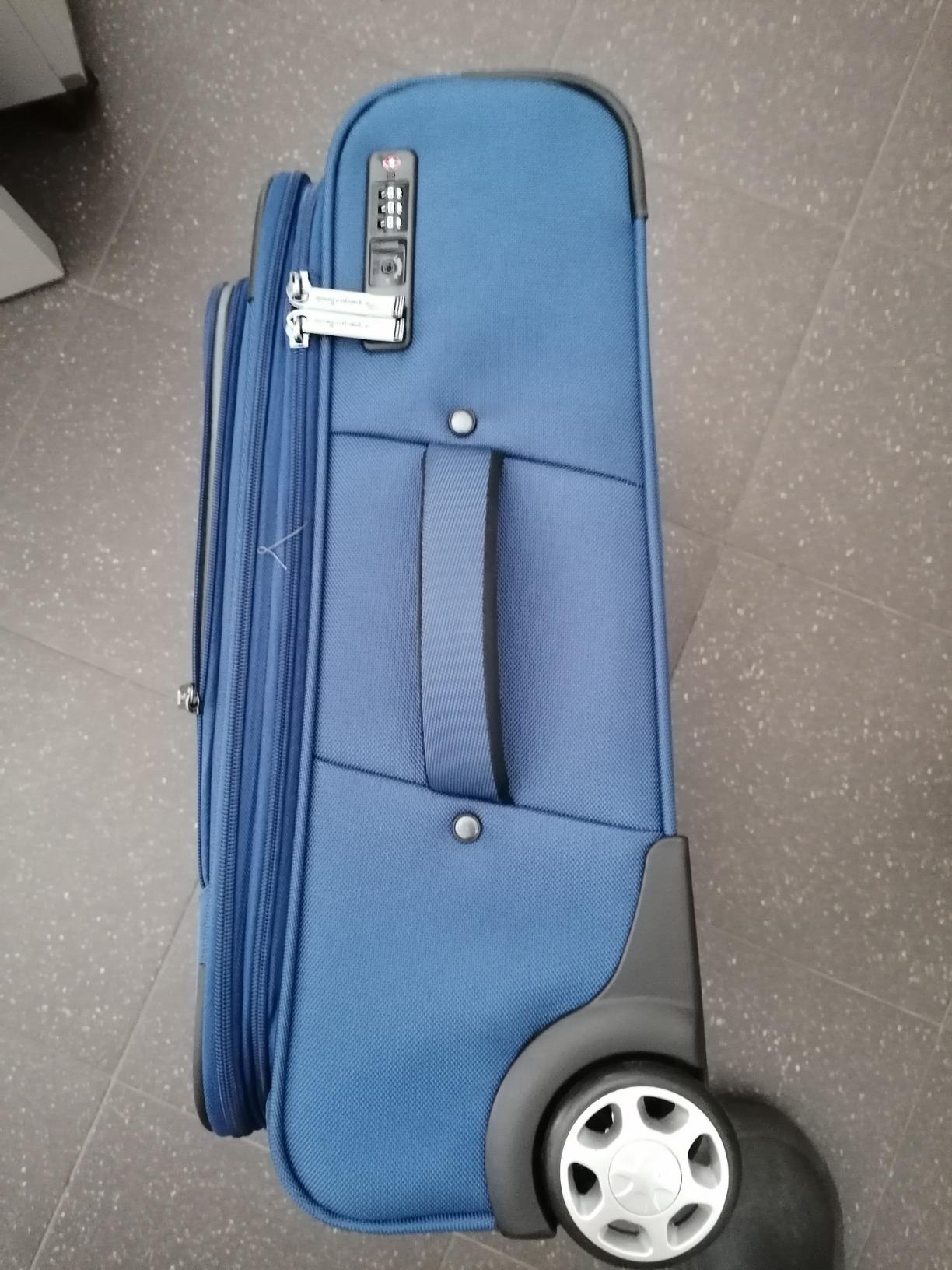 Amazon Basics Premium Valigia Morbida Espandibile TSA