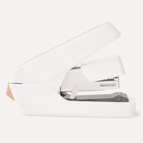 Amazon Basics Cucitrice Ufficio Piatta Bianca 40 Fogli