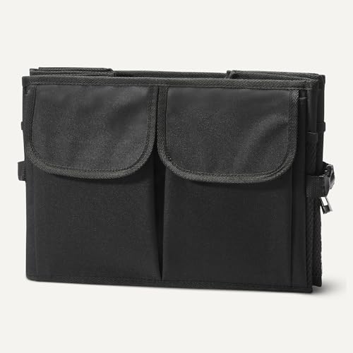 Amazon Basics Organizer Bagagliaio Auto 51L Nero Pieghevole