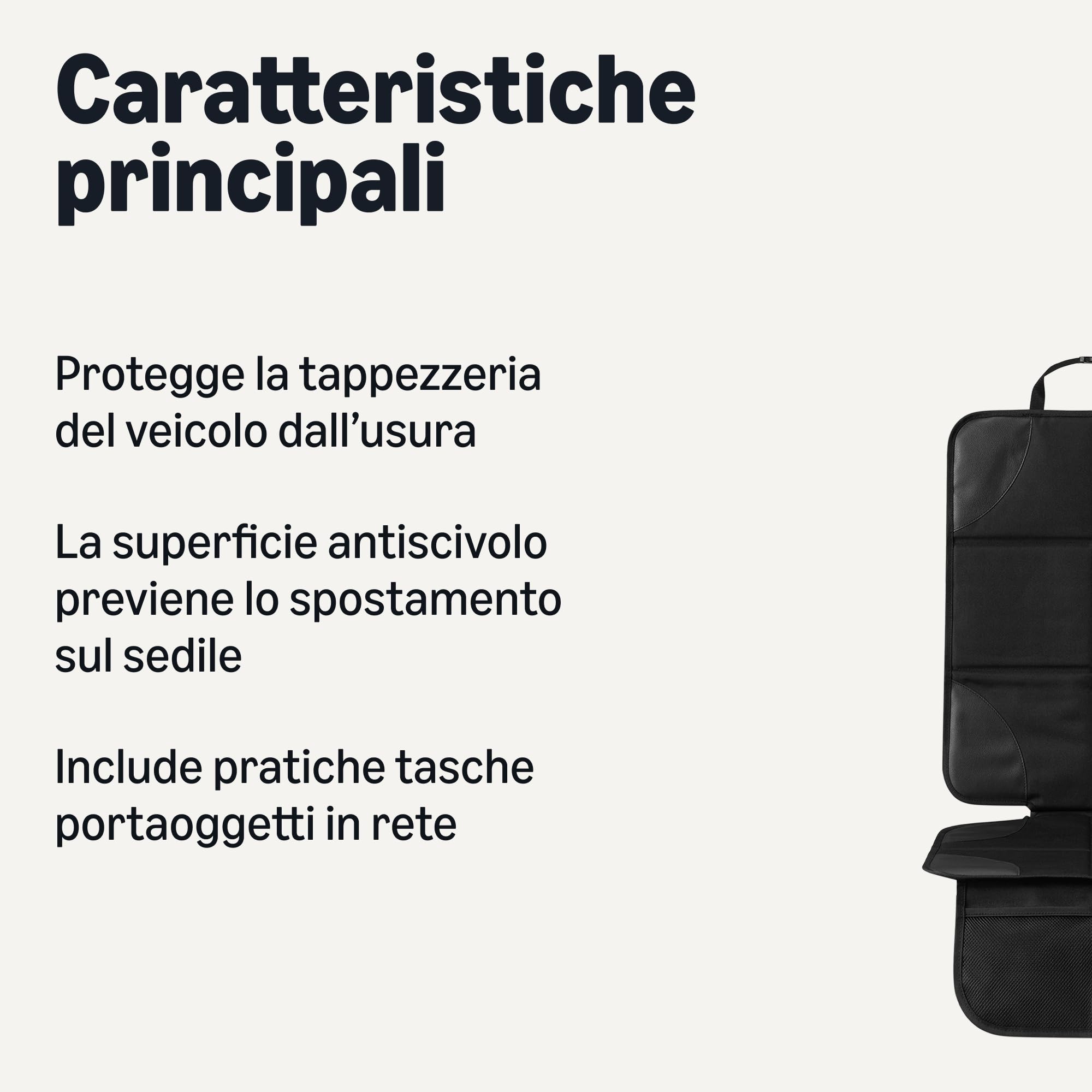 Amazon Basics Coprisedile Auto Posteriore 2 Pezzi Nero