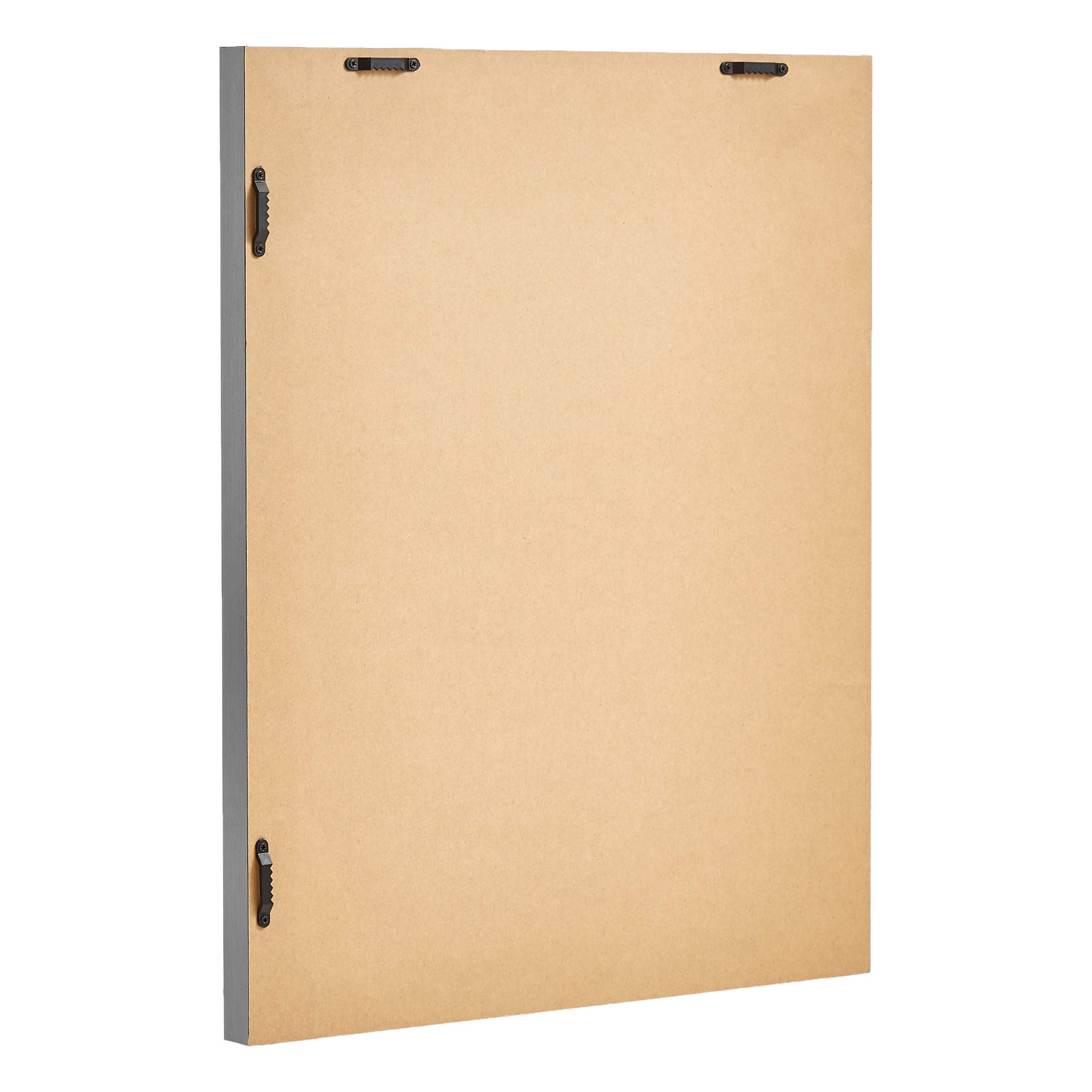 Amazon Basics Specchio da Parete Rettangolare 40,6x50,8 Nichel