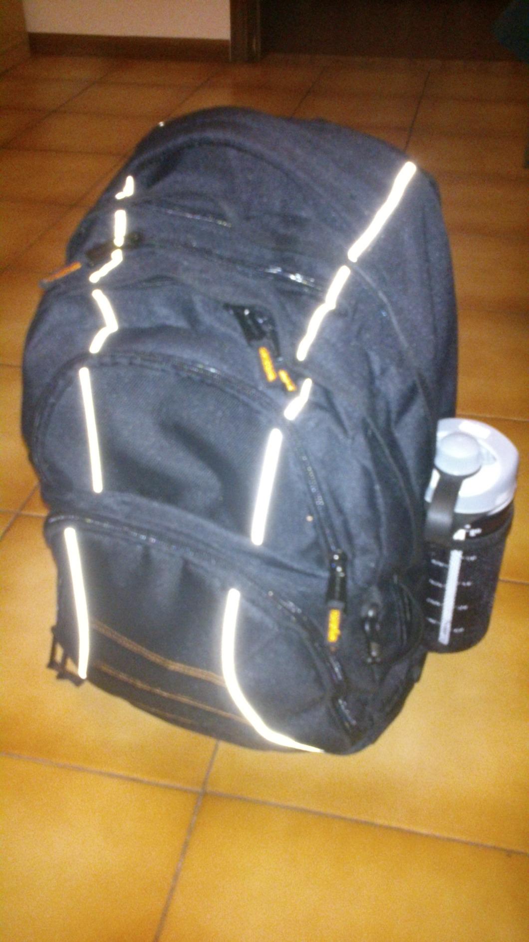 AmazonBasics Zaino per Laptop 17 Pollici Nero Imbottito