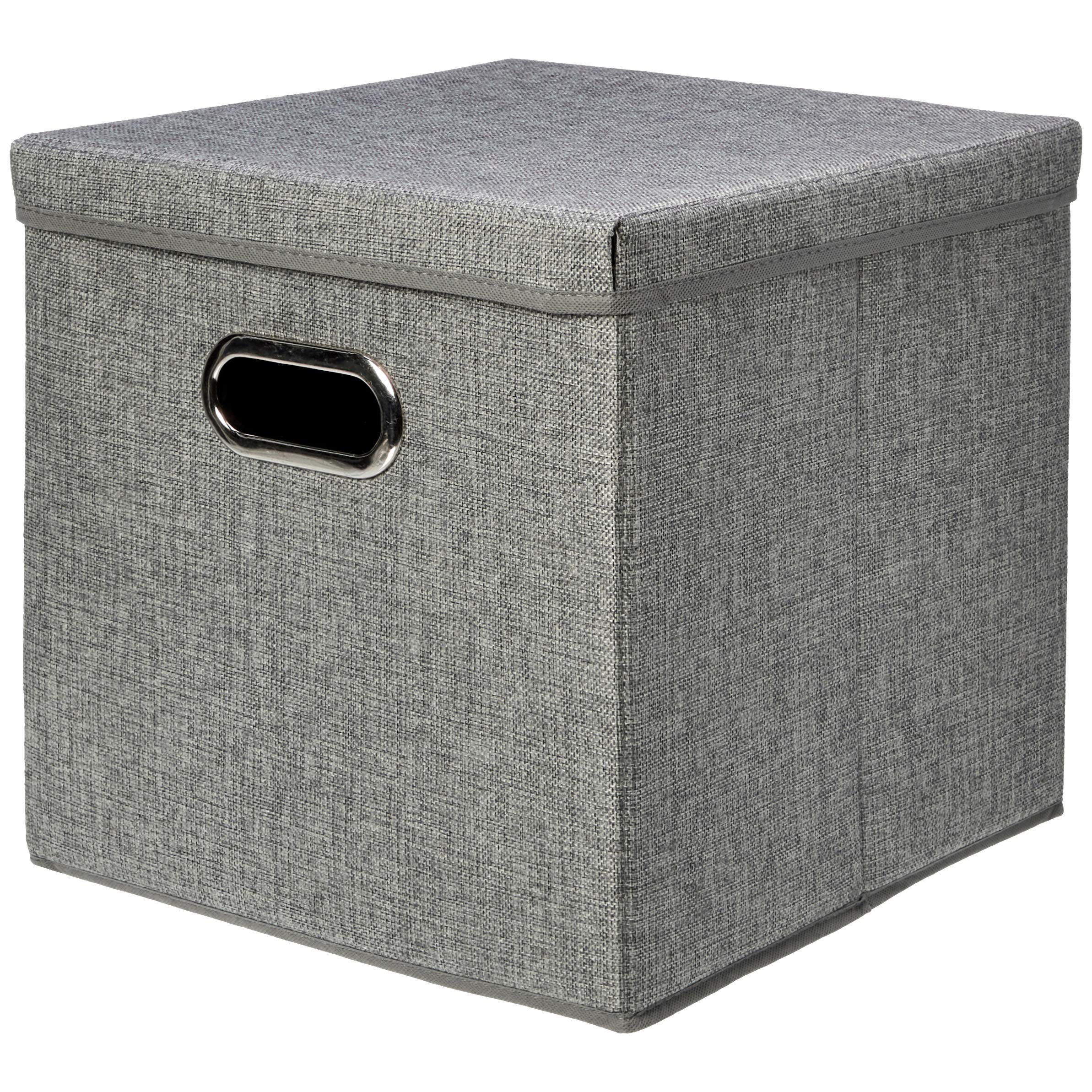 Amazon Basics Cubi Iuta Grigio 33cm 2 Pezzi