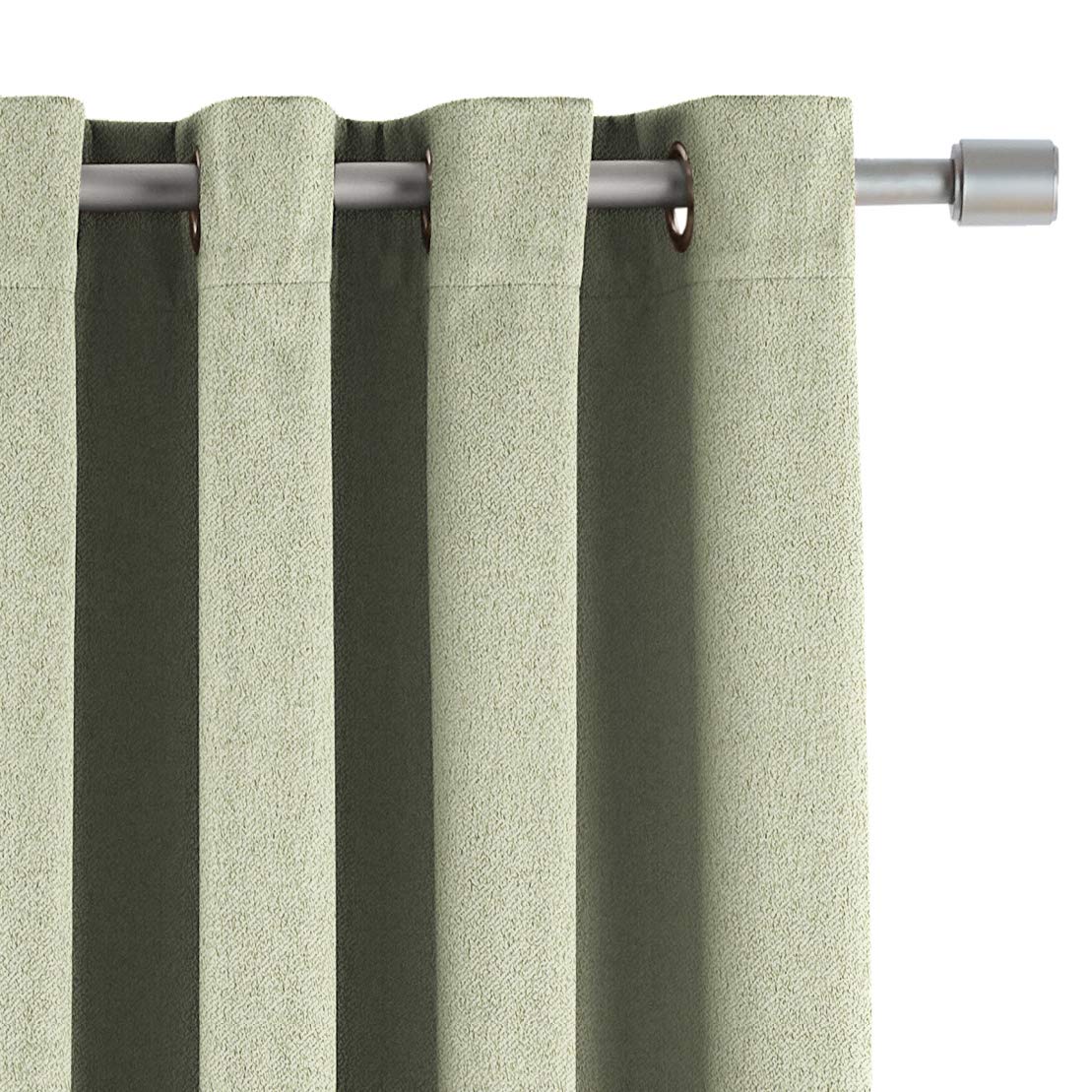 Amazon Basics Theatre Grade tende oscuranti 52x54 verde salvia 2 pezzi termiche