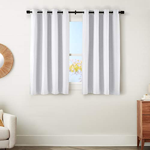 Amazon Basics Mabry Tende Oscuranti Bianche 132x160 cm 2 Pezzi