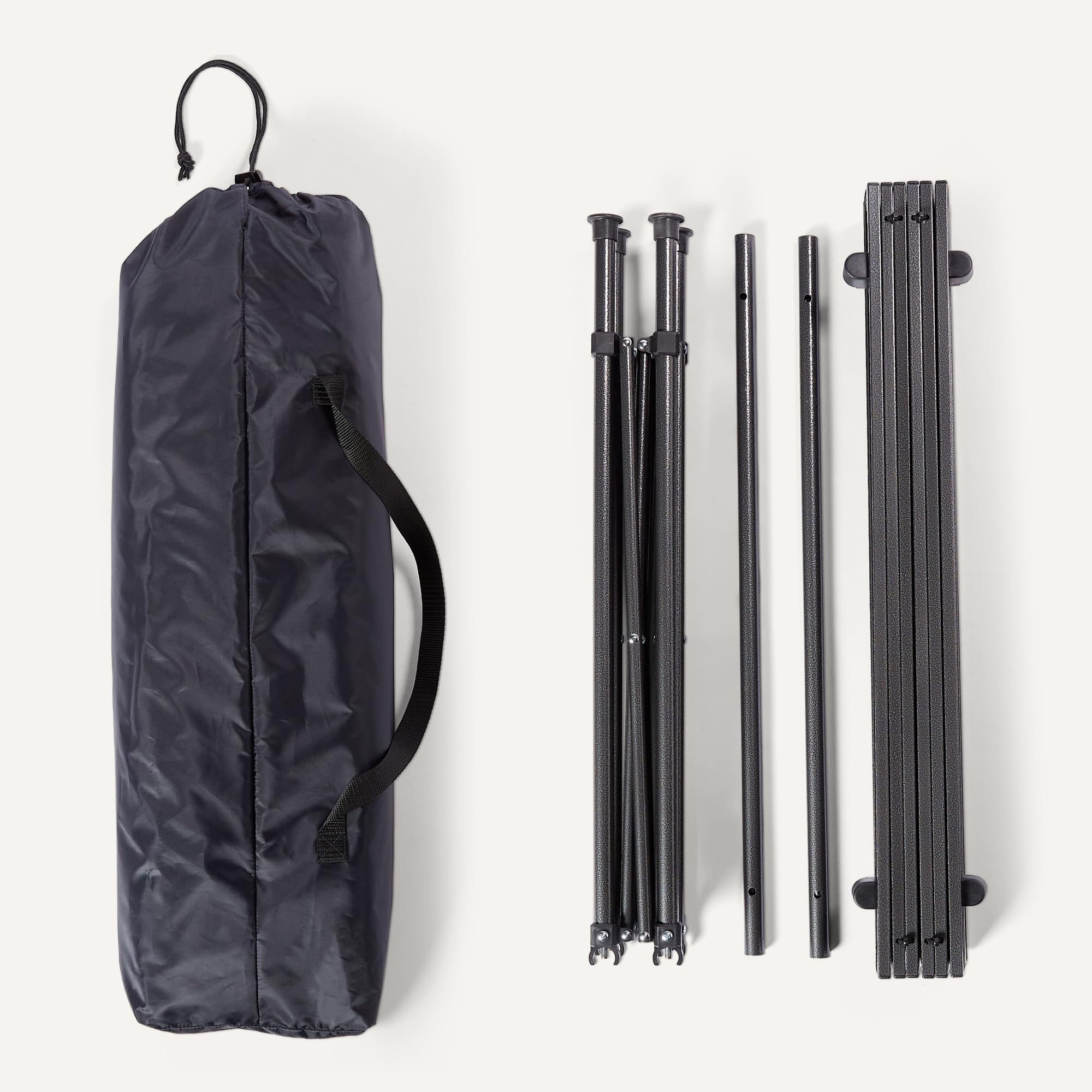 Amazon Basics Tavolo campeggio alto 70 cm nero