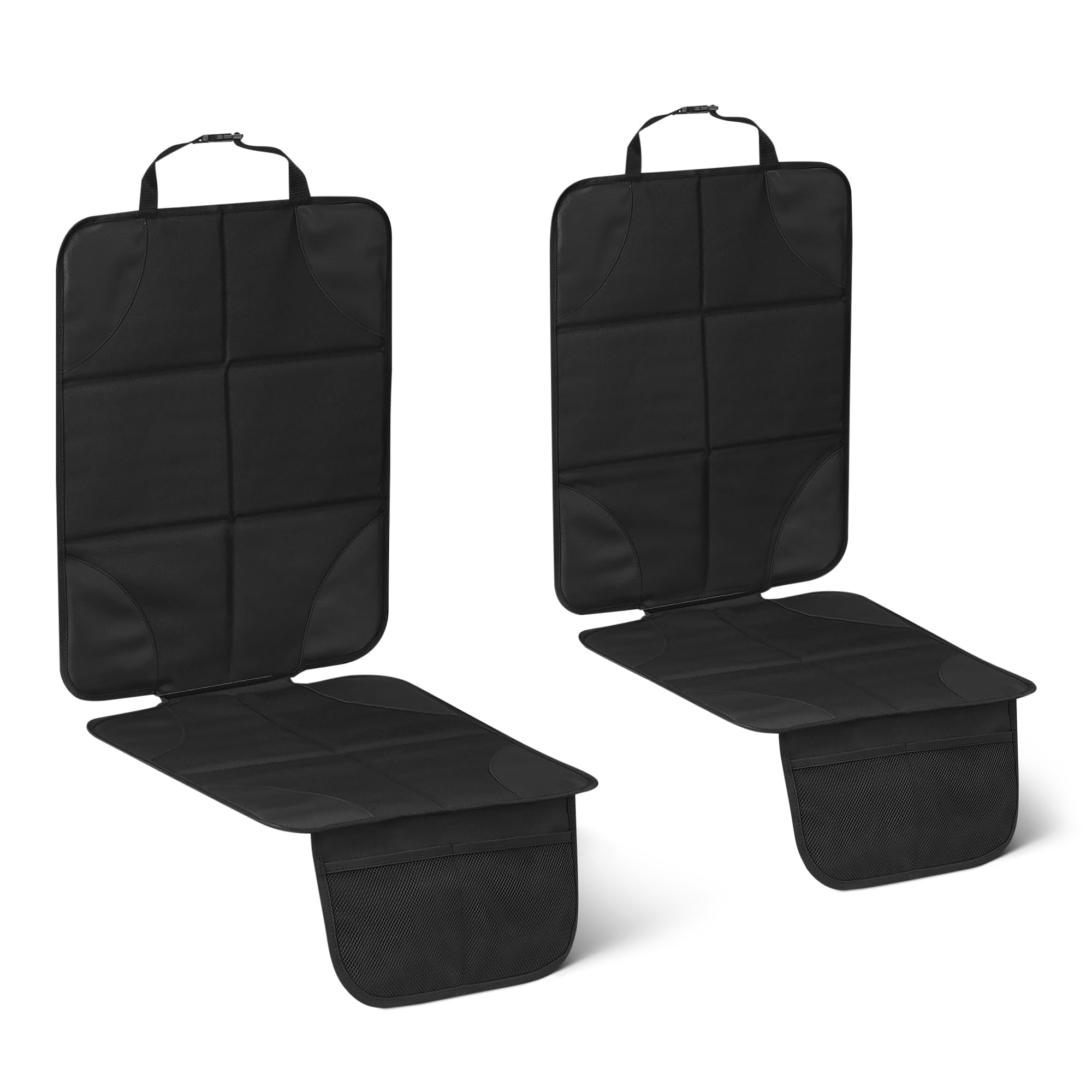 Amazon Basics Coprisedile Auto Posteriore 2 Pezzi Nero