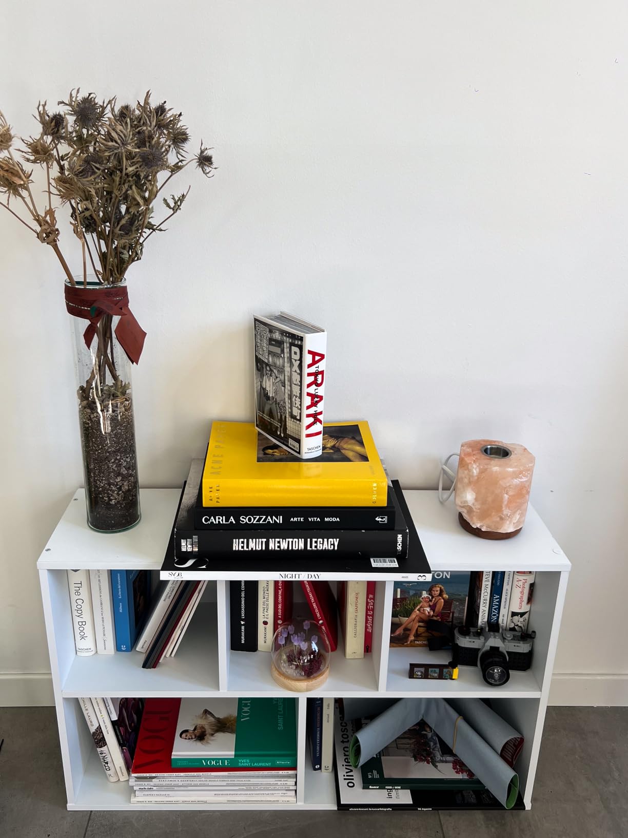 Amazon Basics Libreria 5 Cubi Bianco 50x24x80 cm