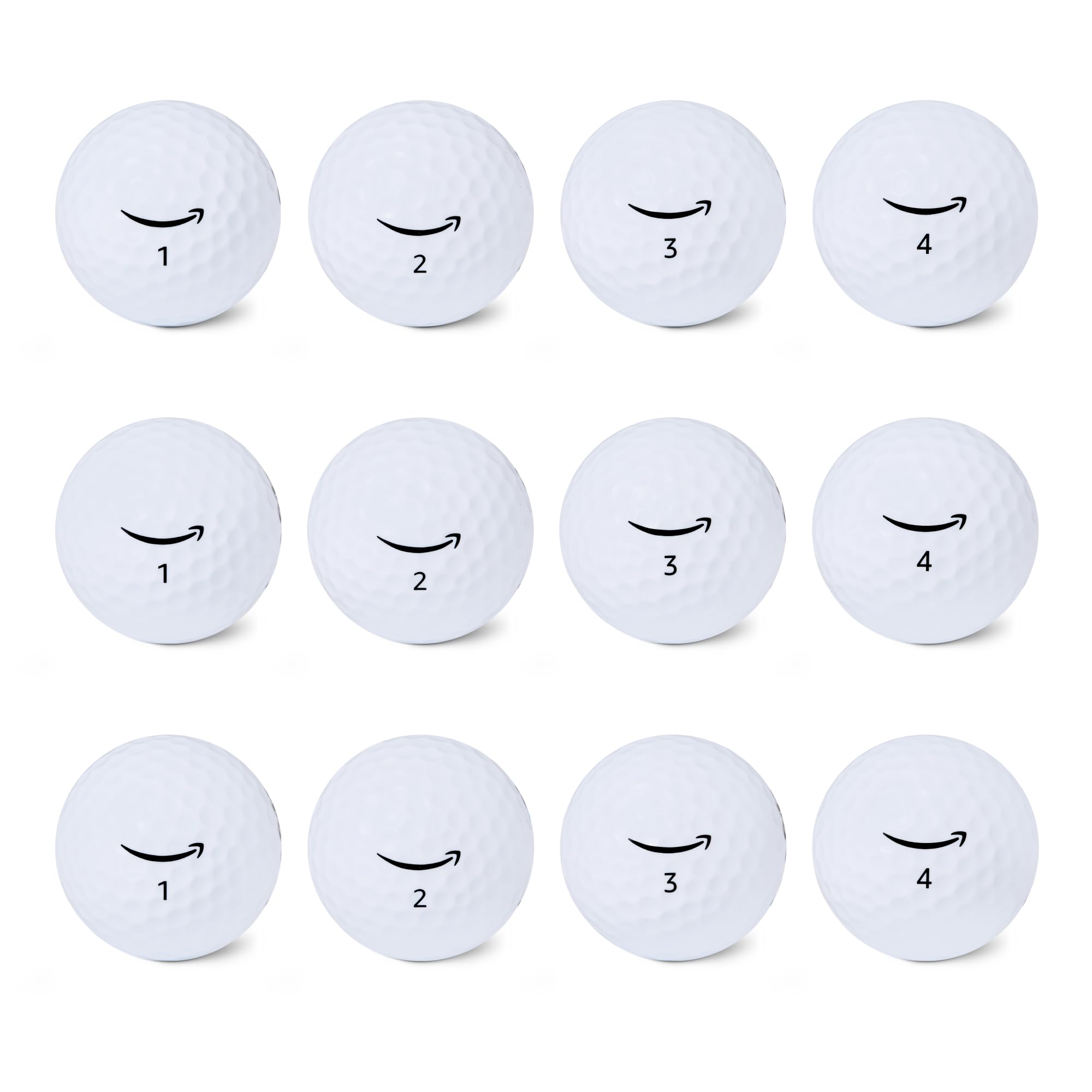 Amazon Basics Core Soft Palline Golf Gialle 12 Pezzi Morbide