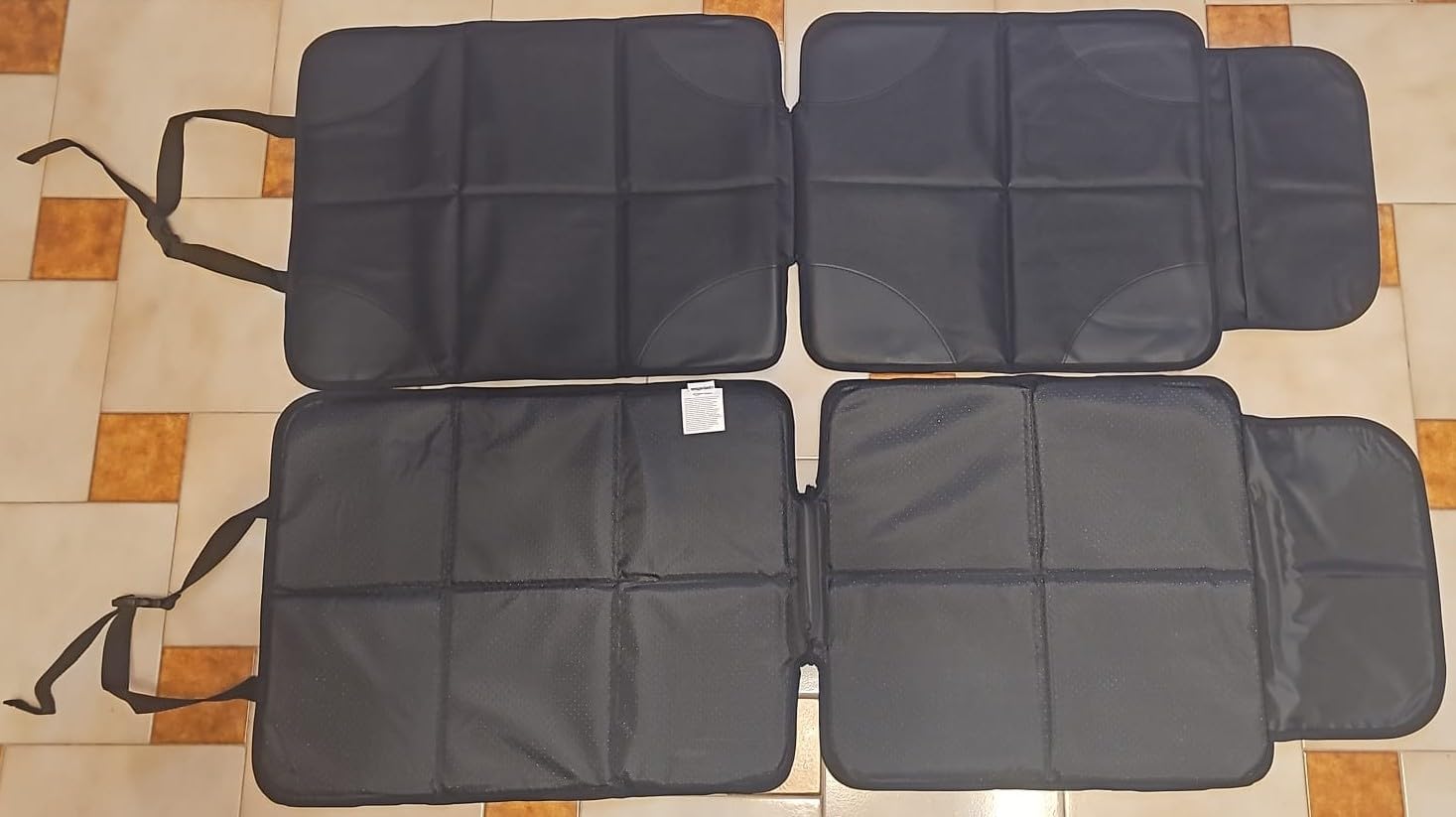 Amazon Basics Coprisedile Auto Posteriore 2 Pezzi Nero
