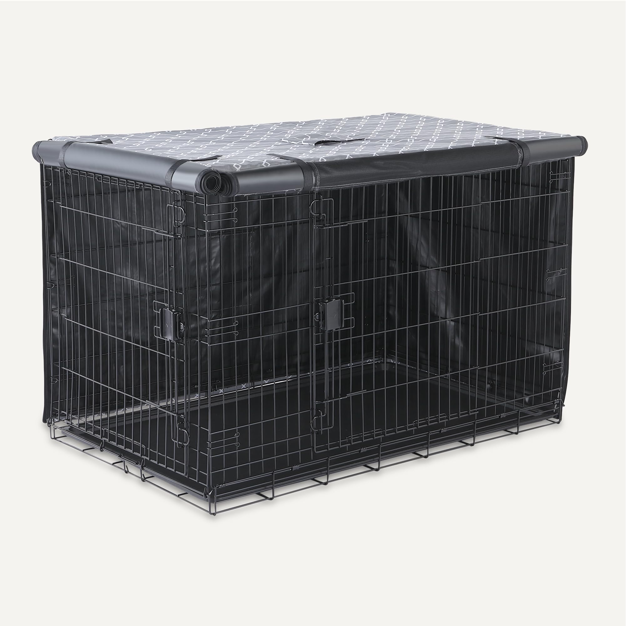 Amazon Basics Copertura Gabbia Cani 122 cm Motivo Poliestere