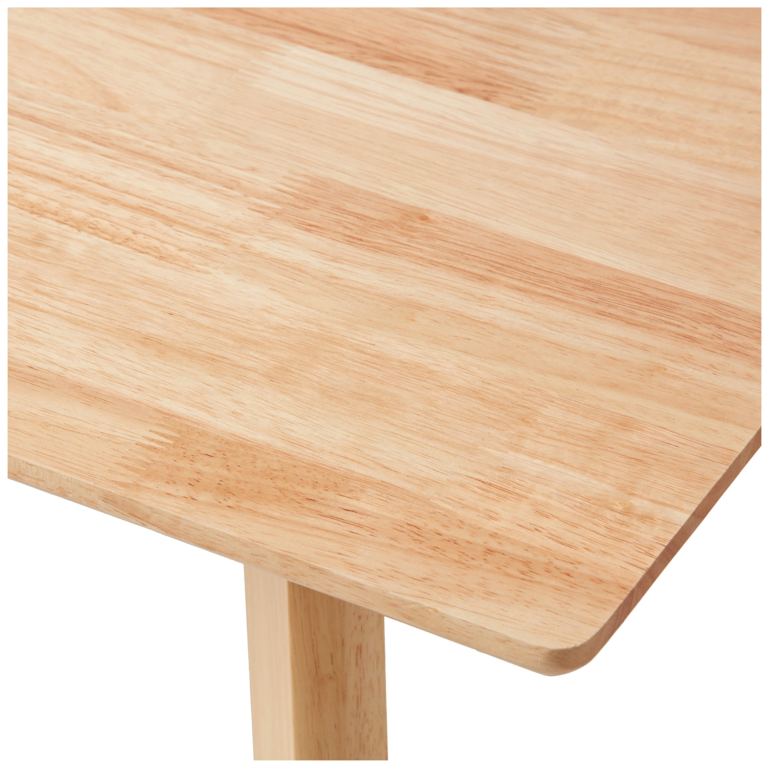 Amazon Basics Tavolo Pranzo Legno 119,4cm Naturale