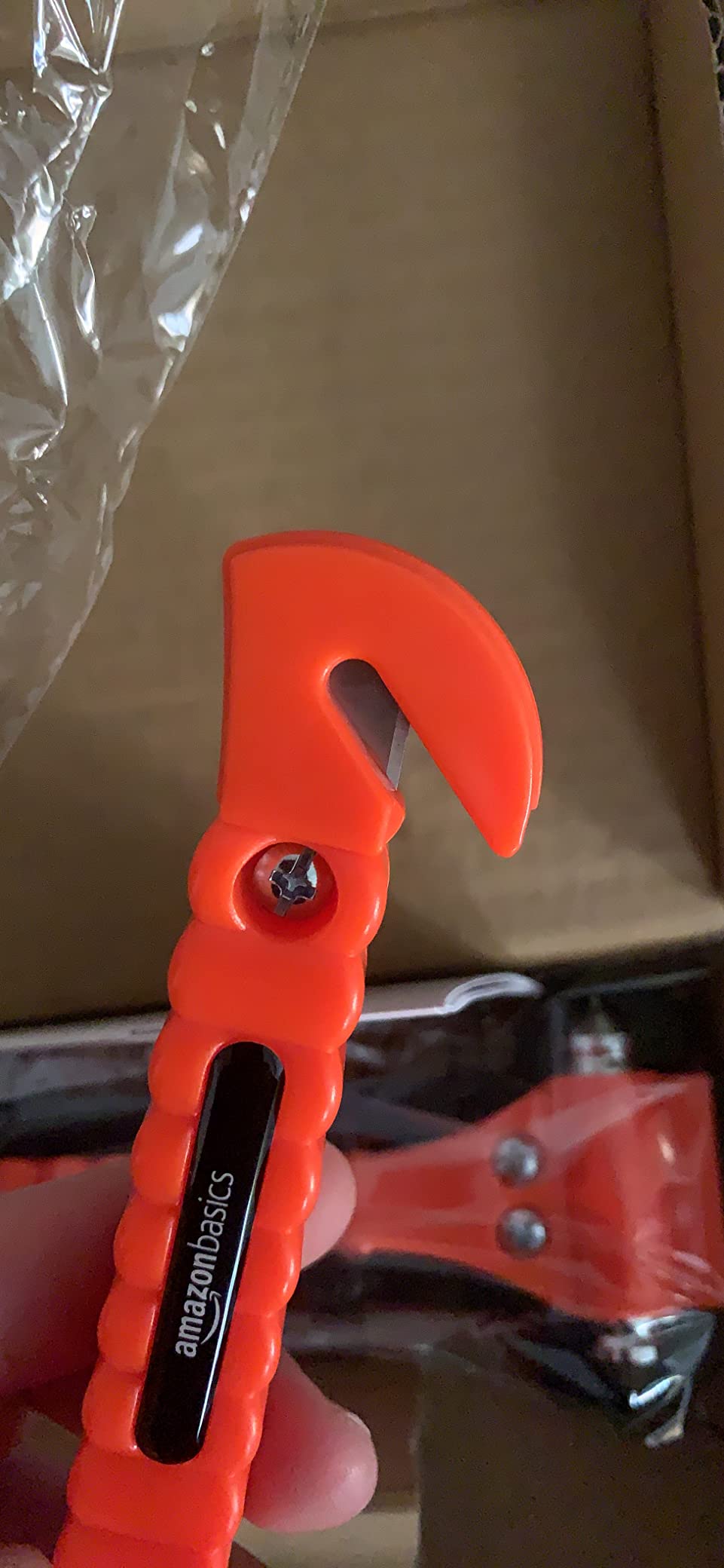AmazonBasics martello emergenza rompivetro taglierino 2 pezzi