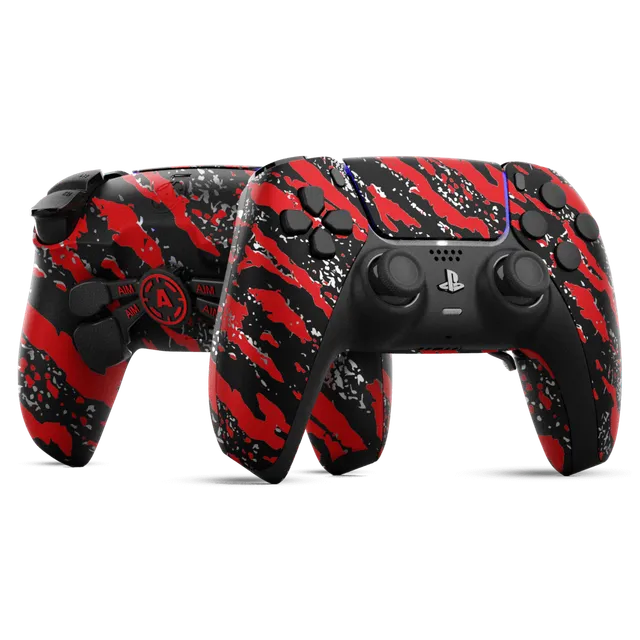 Aim Controller Fullprint controller PS5 Camo Red mimetico
