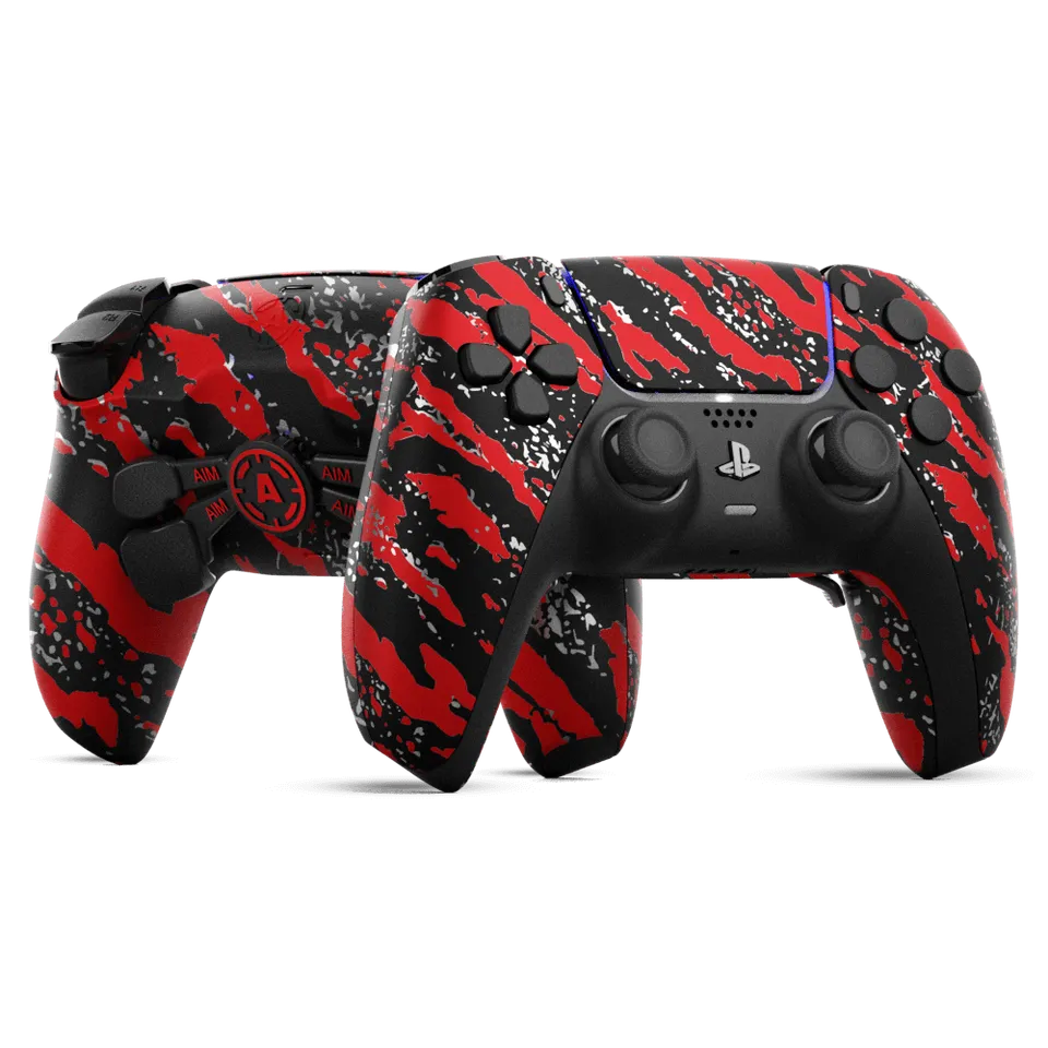 Aim Controller Fullprint controller PS5 Camo Red mimetico