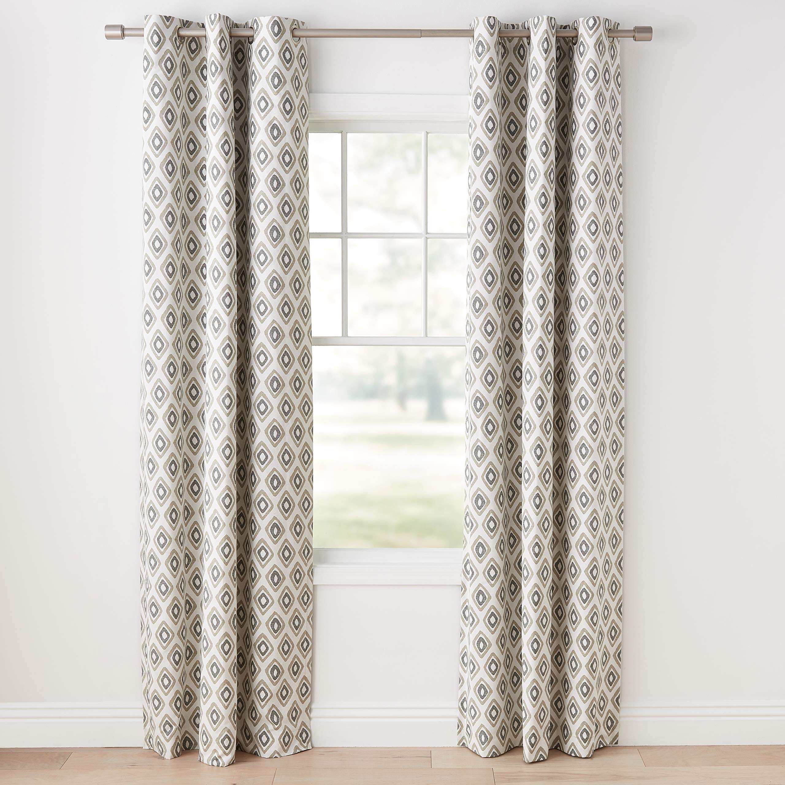 Amazon Basics SilkySoft Tende Oscuranti 2pz 42x95 Tribal Diamond