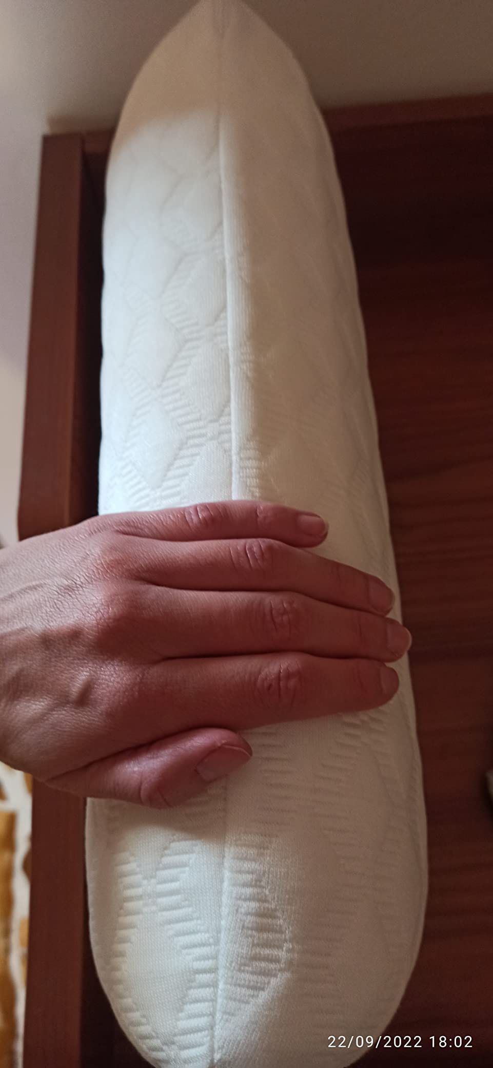 Amazon Basics Cuscino Viaggio Memory Foam 42x24 cm