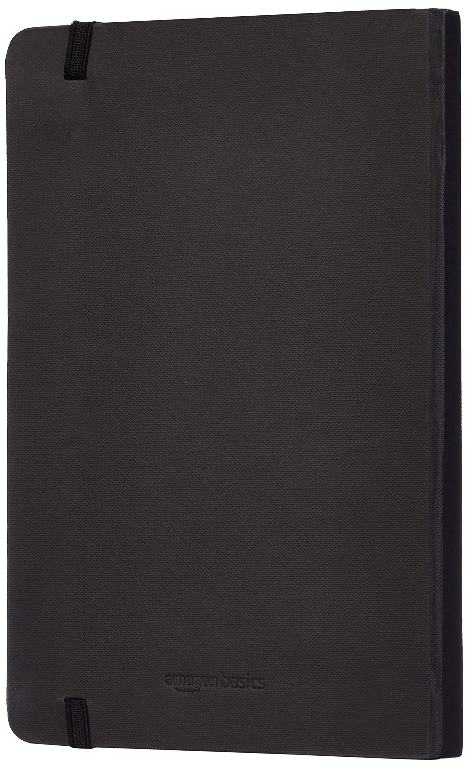 Amazon Basics Quaderno A5 a Righe 240 Pagine Nero Classic
