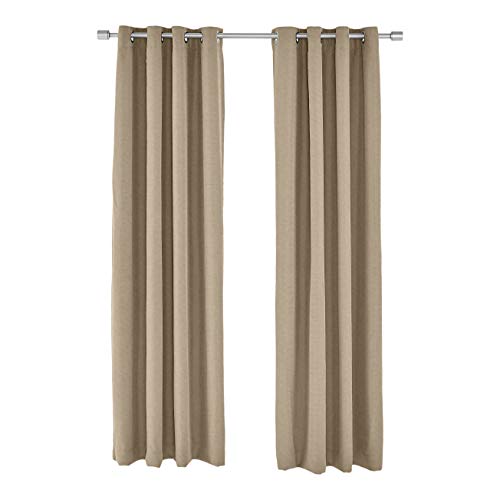 Amazon Basics Mabry 52x95 tende oscuranti beige 2 pezzi blackout