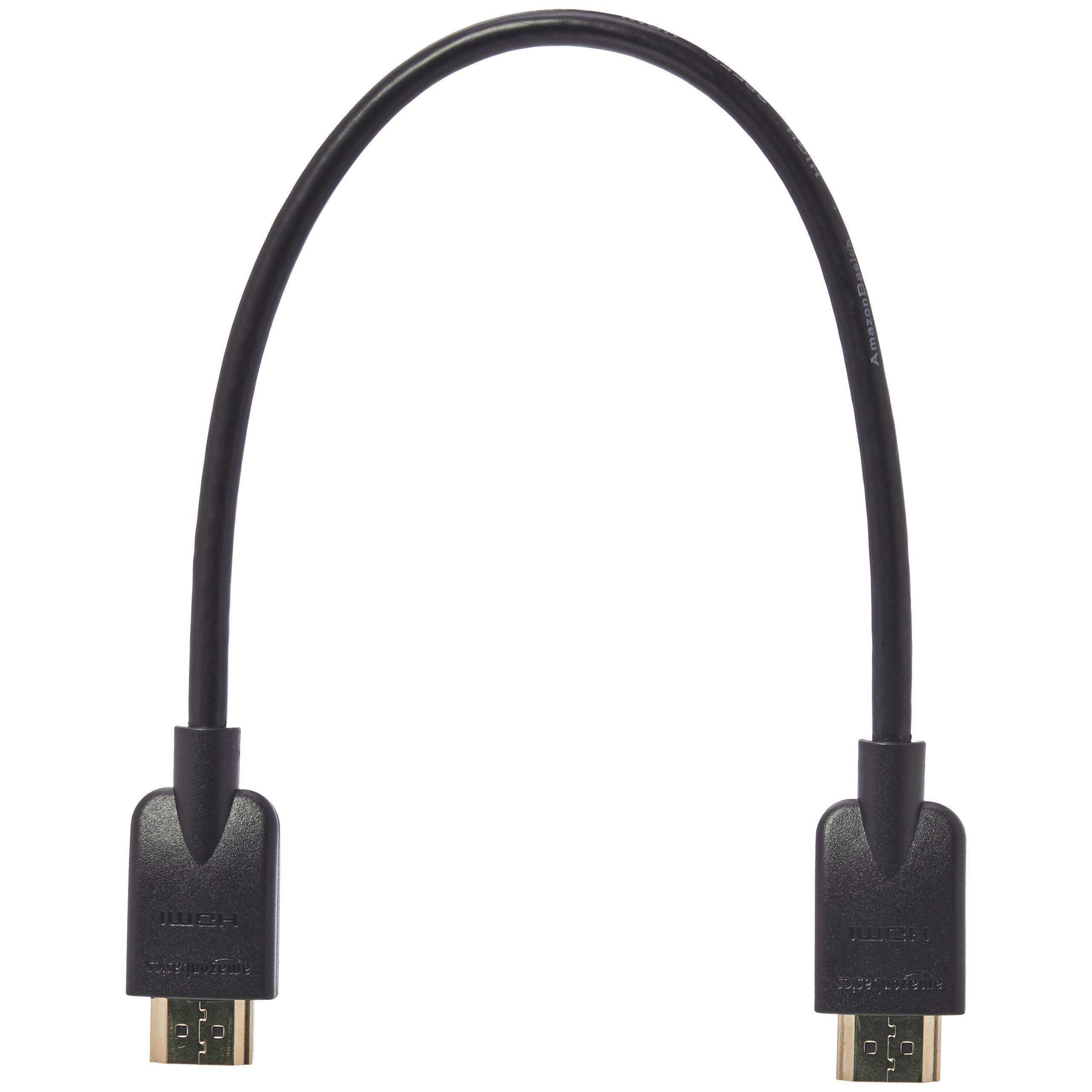 AmazonBasics Cavo HDMI Flessibile 0,3 m Nero 4K