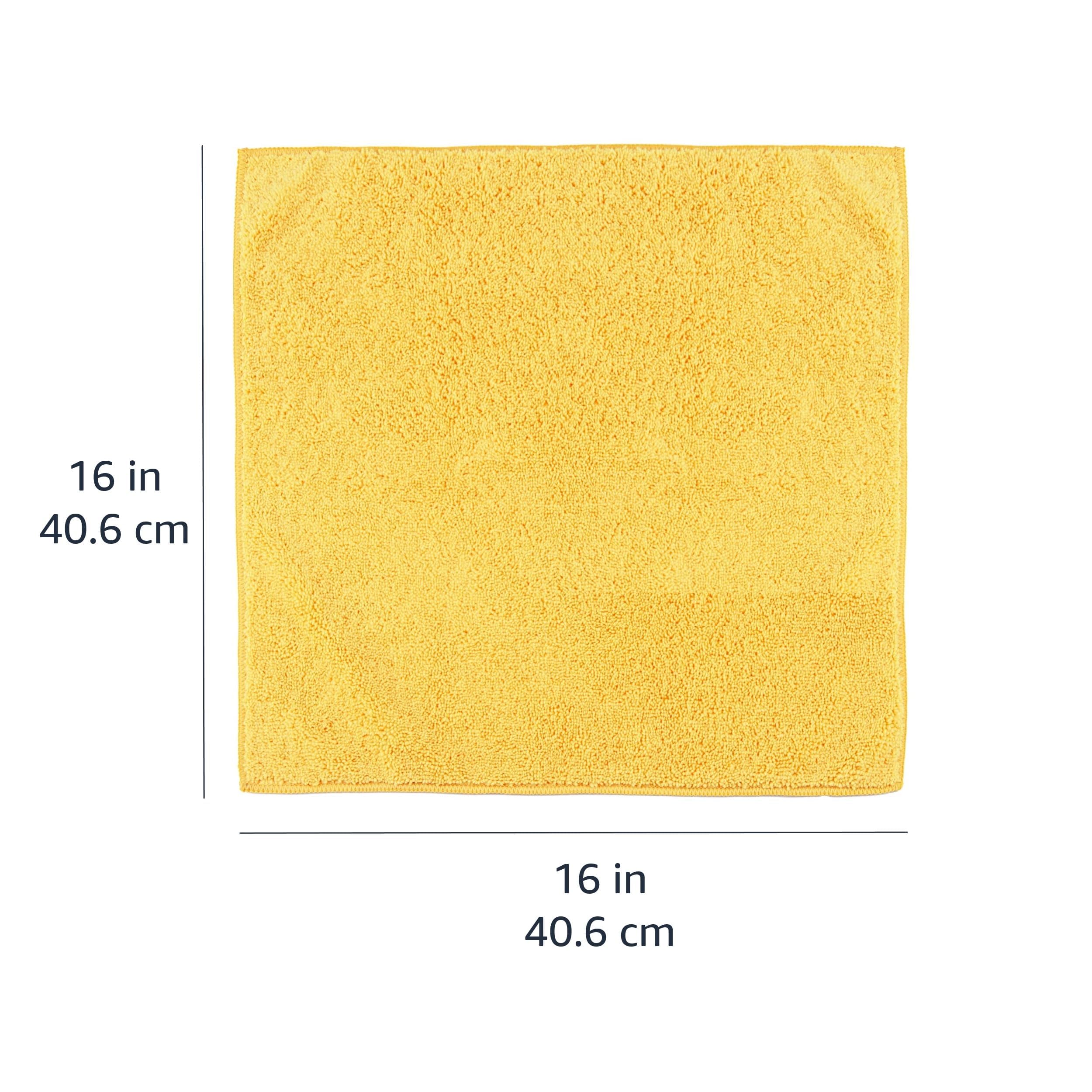 Amazon Basics Panni Microfibra 40x40 cm Confezione da 3 Auto