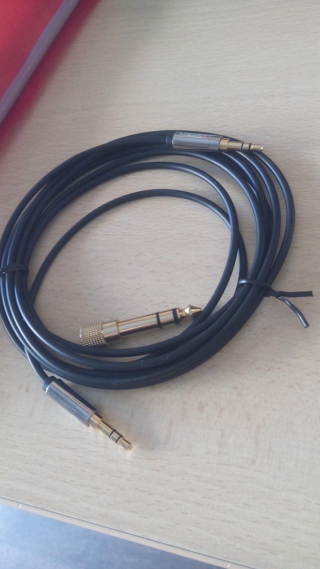 Amazon Basics Cavo Audio Aux 3,5 mm 1,2 m Nero